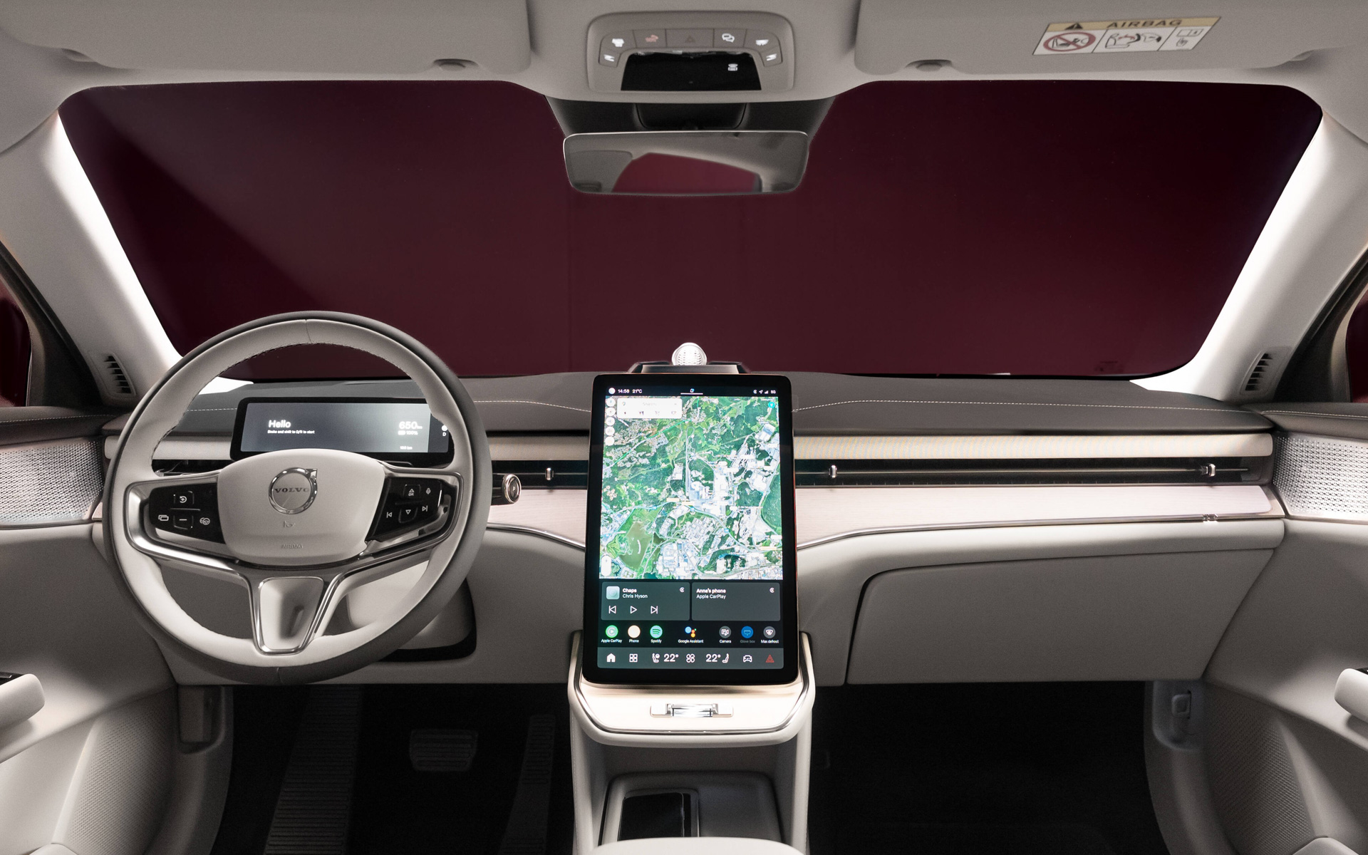 新型EV「ES90」の収納やインテリア