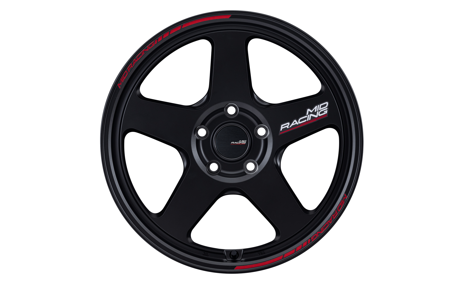 リム外周に回転を視覚化する「ストロボステッカー」を貼れば、よりスポーティでアグレッシブに仕上げられる