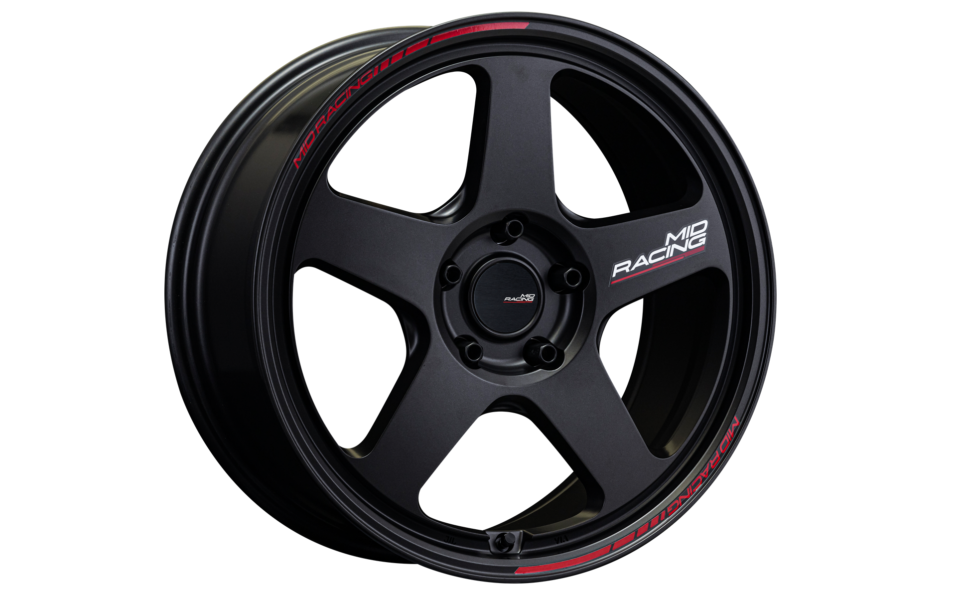 リム外周に回転を視覚化する「ストロボステッカー」を貼れば、よりスポーティでアグレッシブに仕上げられる