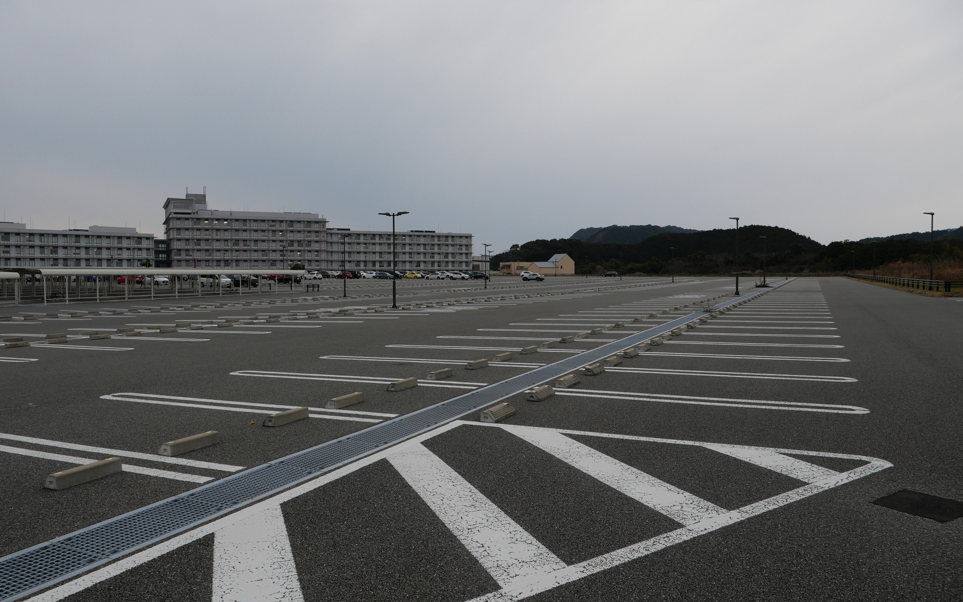 実証実験は九州大学伊都キャンパスの駐車場で行なわれる