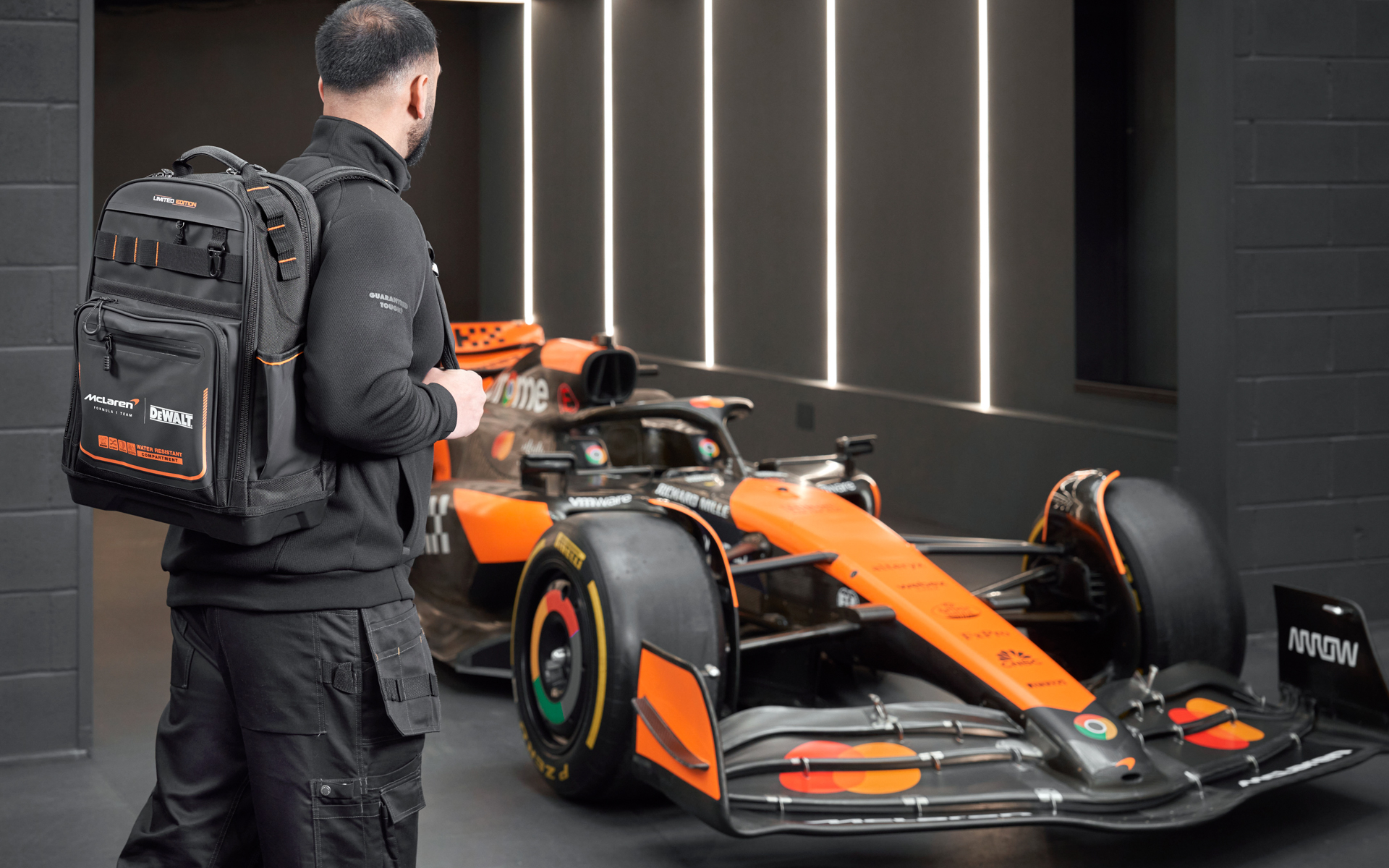 マクラーレンF1チームとコラボした「バックパック」