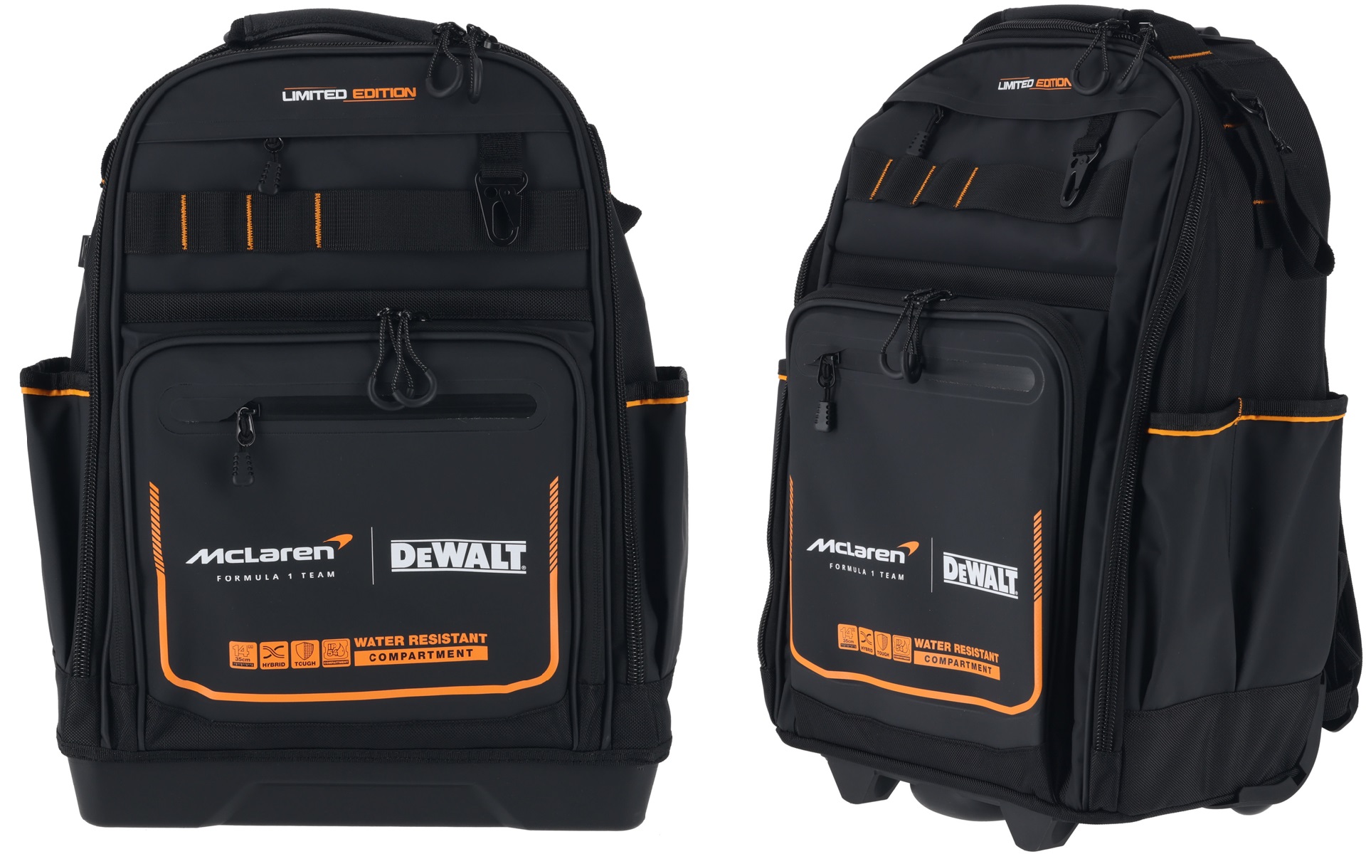 本体重量：2.58kg、本体サイズ：347×198×475mm（長さ×幅×高さ）、最大積載量：25k、素材：ポリエステル・ターポリン・ポリマー（底部）