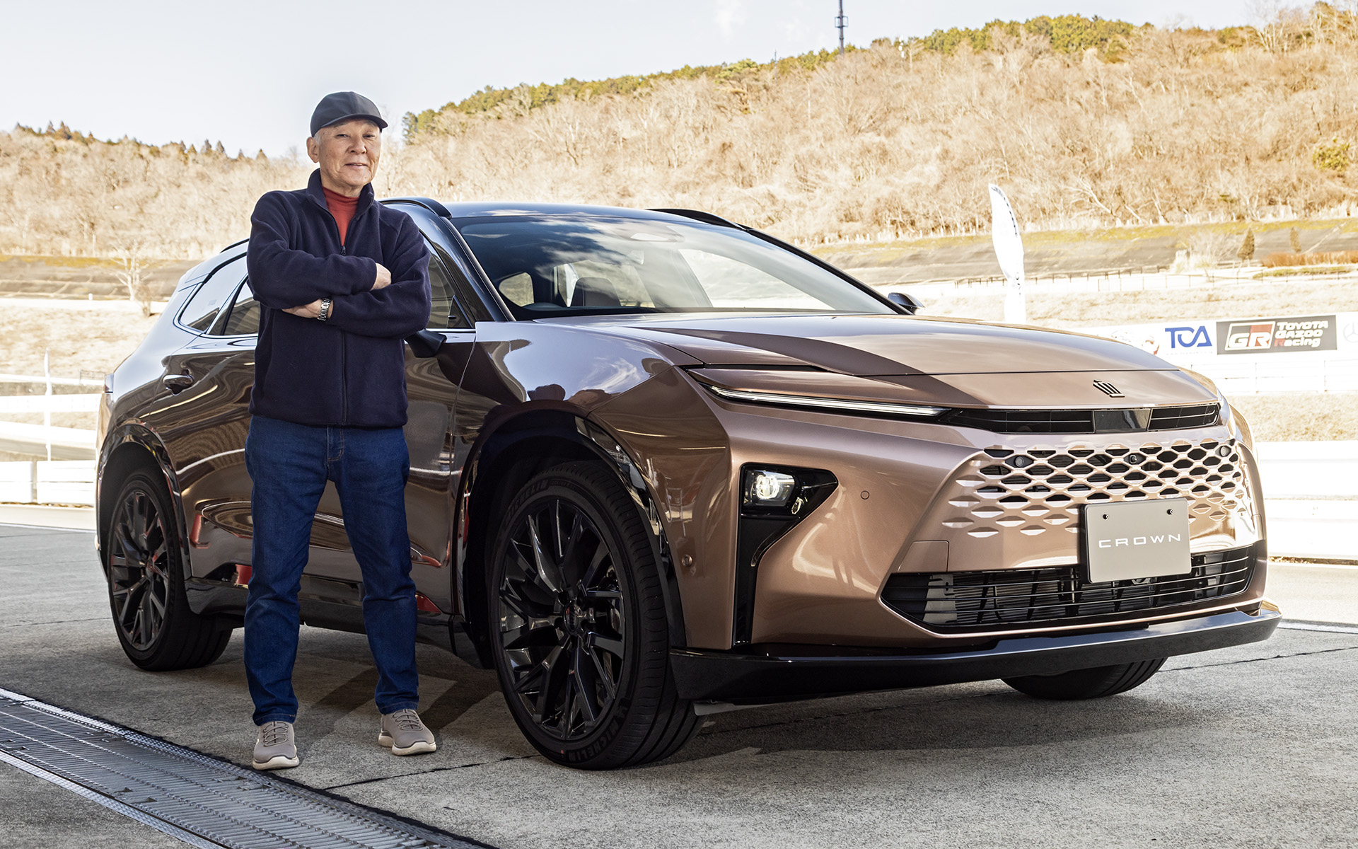 富士スピードウェイのショートサーキットで新型クラウン エステート プロトタイプに試乗した