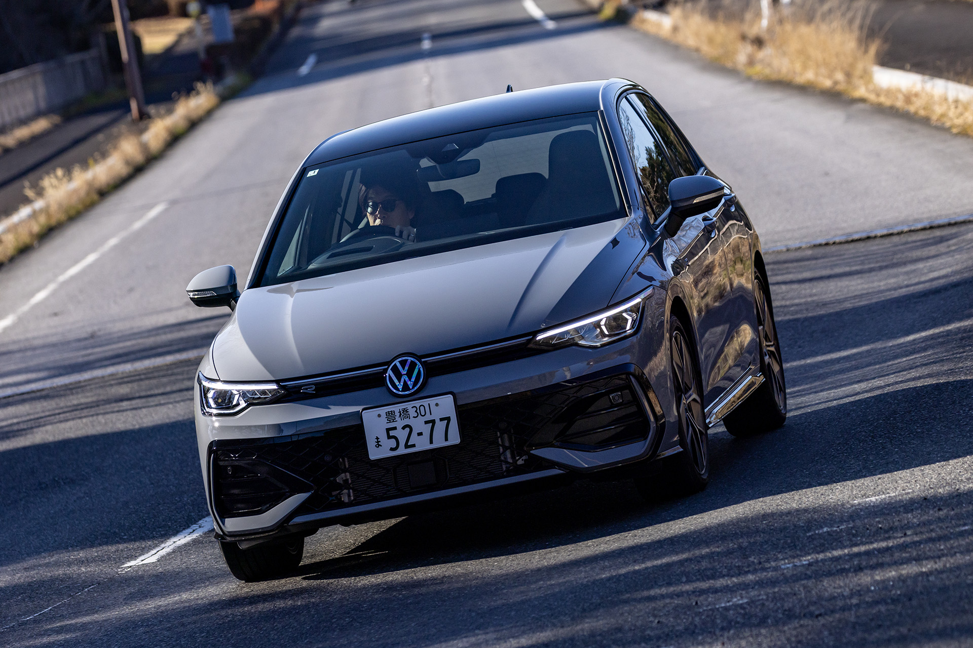 自然にコーナーをスイスイまわって行く