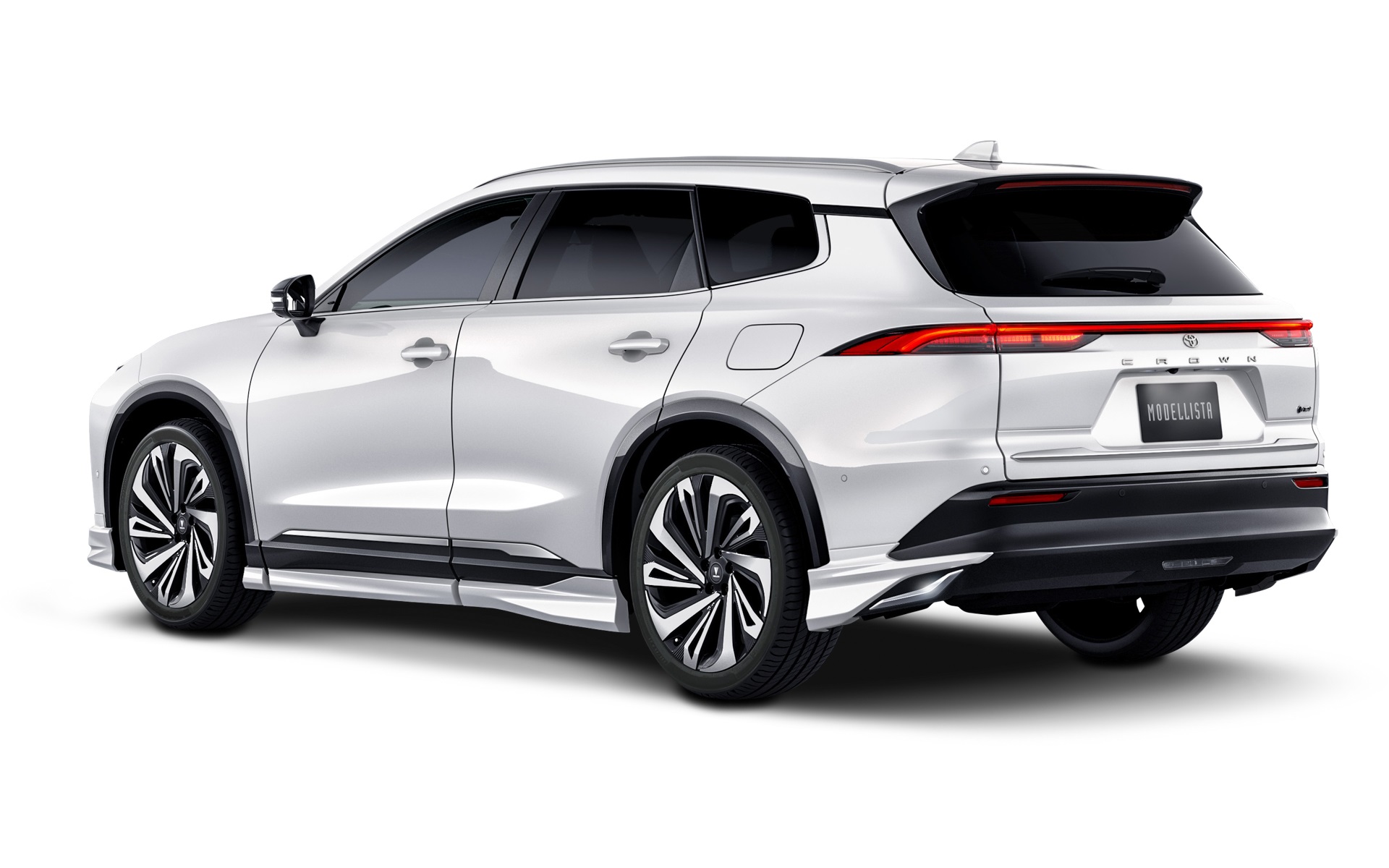 MODELLISTAエアロパーツセットはフロントスポイラー、サイドスカート、リアスパッツがセットになったもの