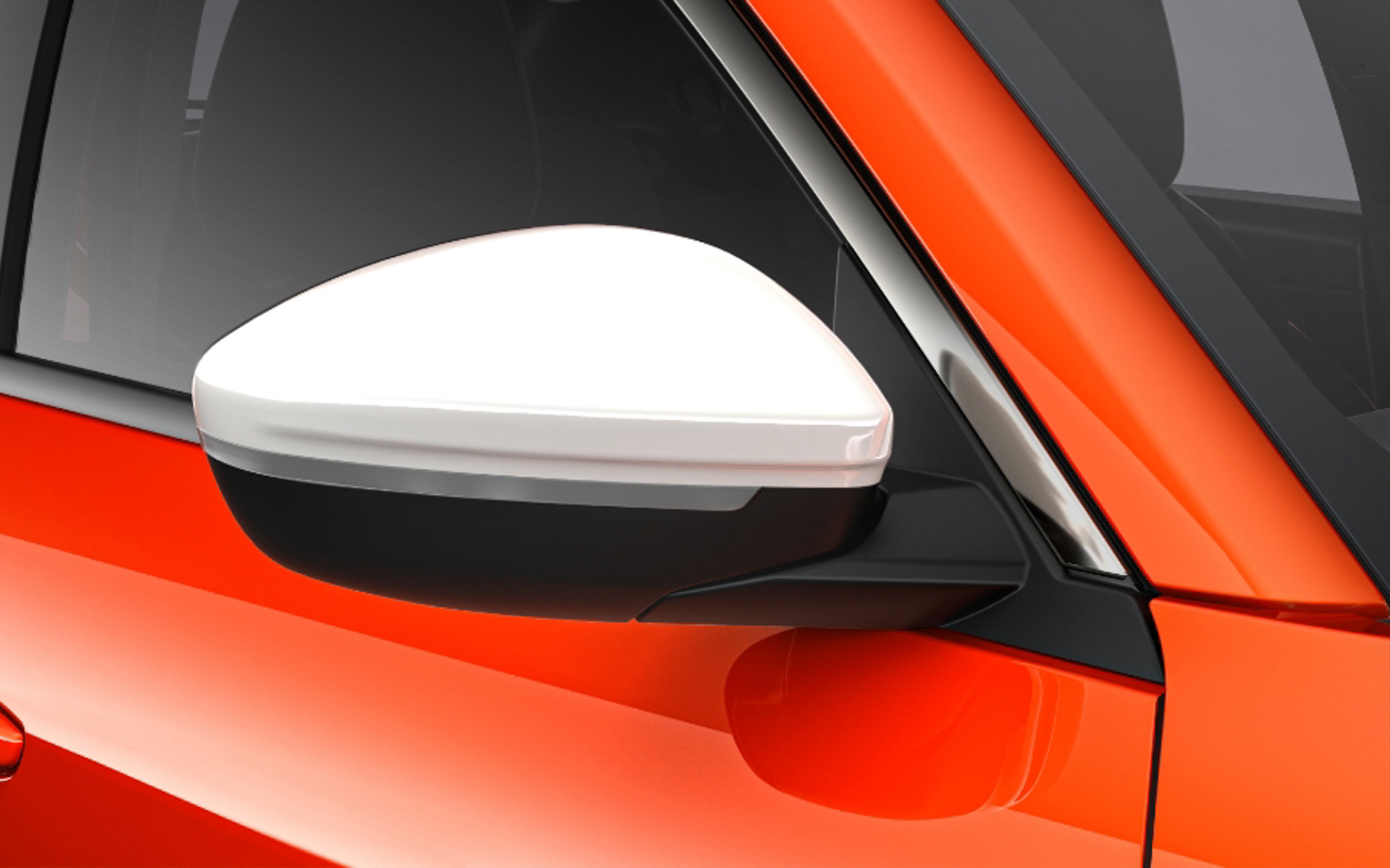 ミラーカバー ホワイト