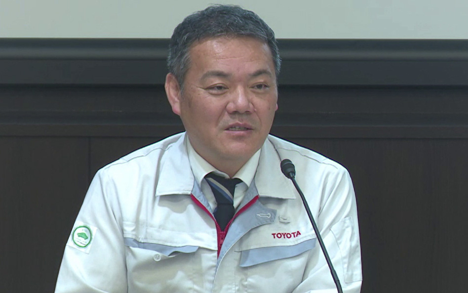 労使協議会について説明するトヨタ自動車株式会社 総務・人事本部 本部長 東崇徳氏
