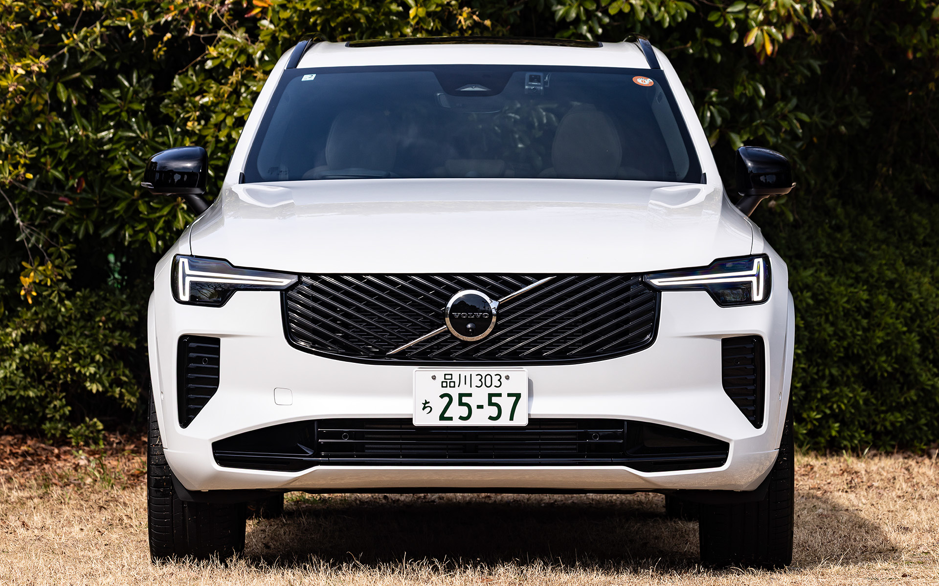 エクステリアではフロントフェイスを一新して最新EVと共通する要素を反映。2方向から伸びる斜線が重なり合うグラフィカルなパターンを取り入れたフロントグリル、マトリックスデザインLEDでスリムになったトールハンマーヘッドライト、彫刻的なボンネットや改良されたフロントバンパーなどを採用している