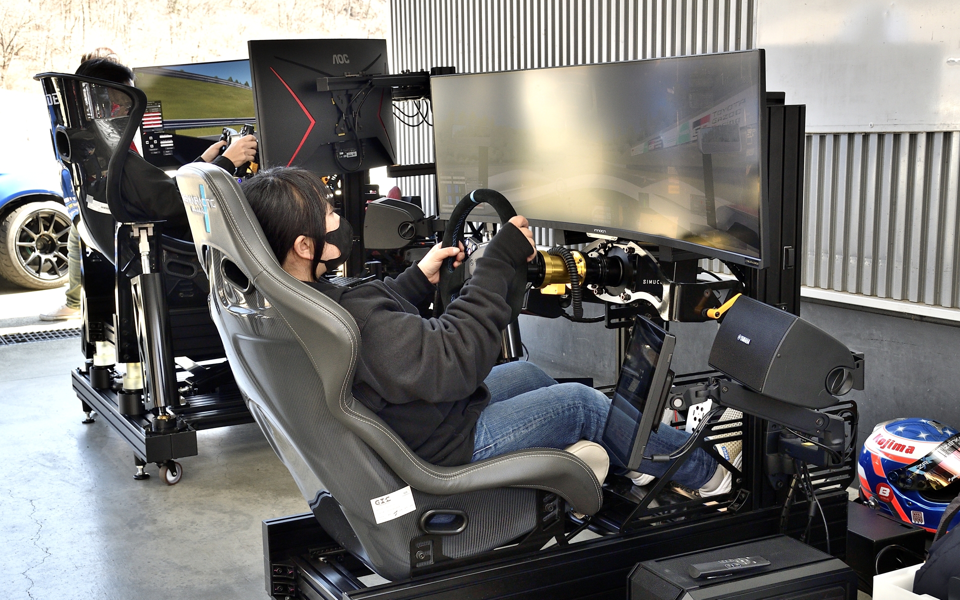 シミュレータは多くの人が体験した