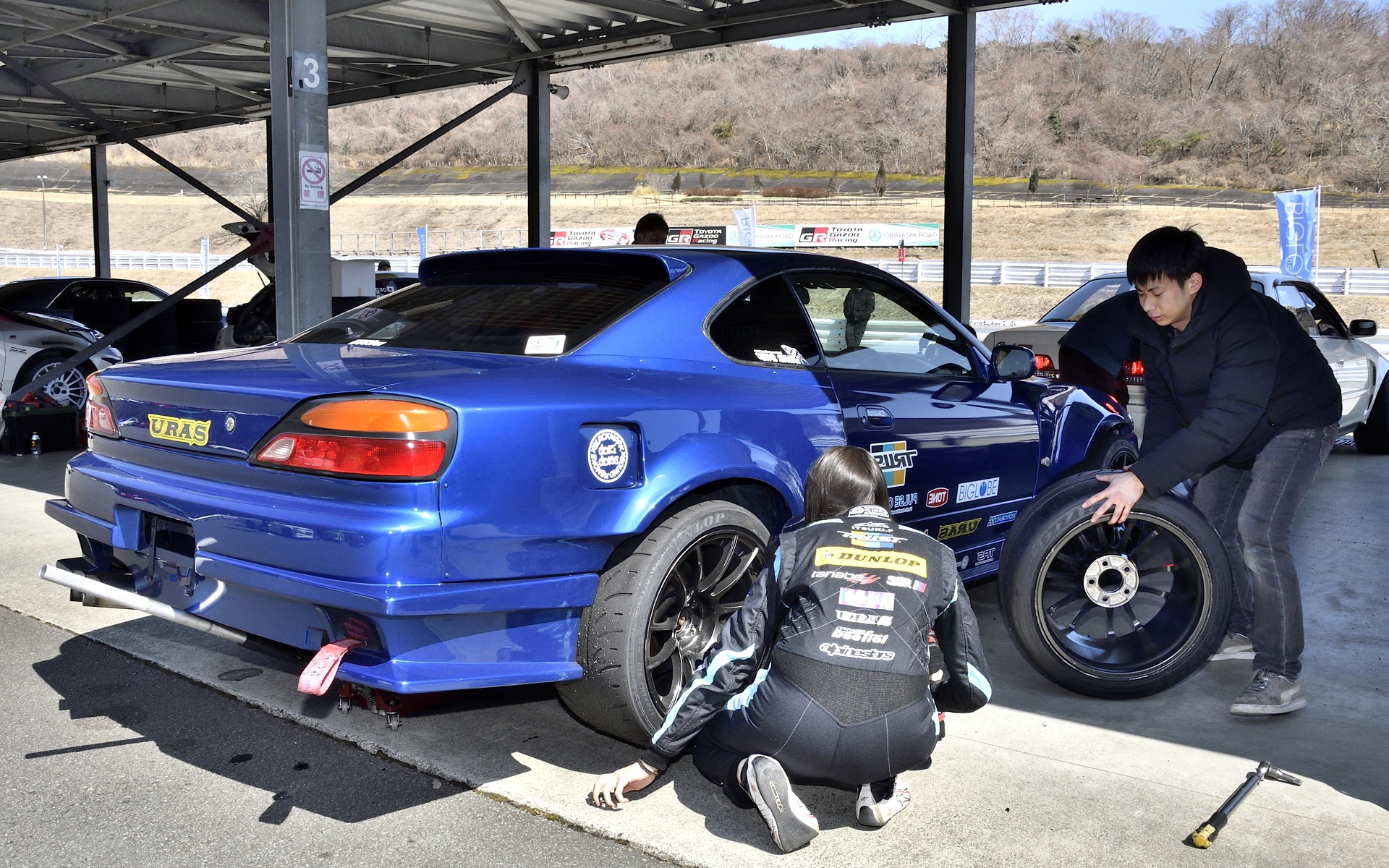 深田一希選手がドライブするS15シルビア