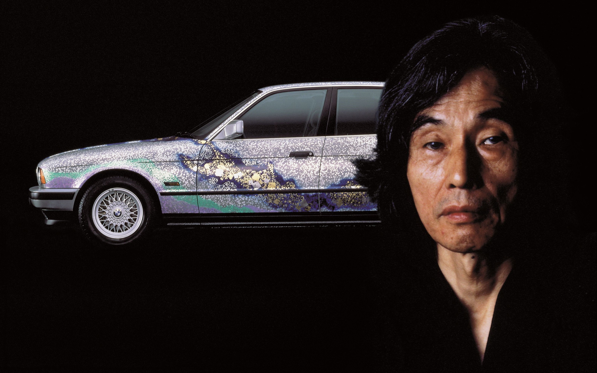 加山又造氏が1990年に制作した9番目のアートカー「535i」