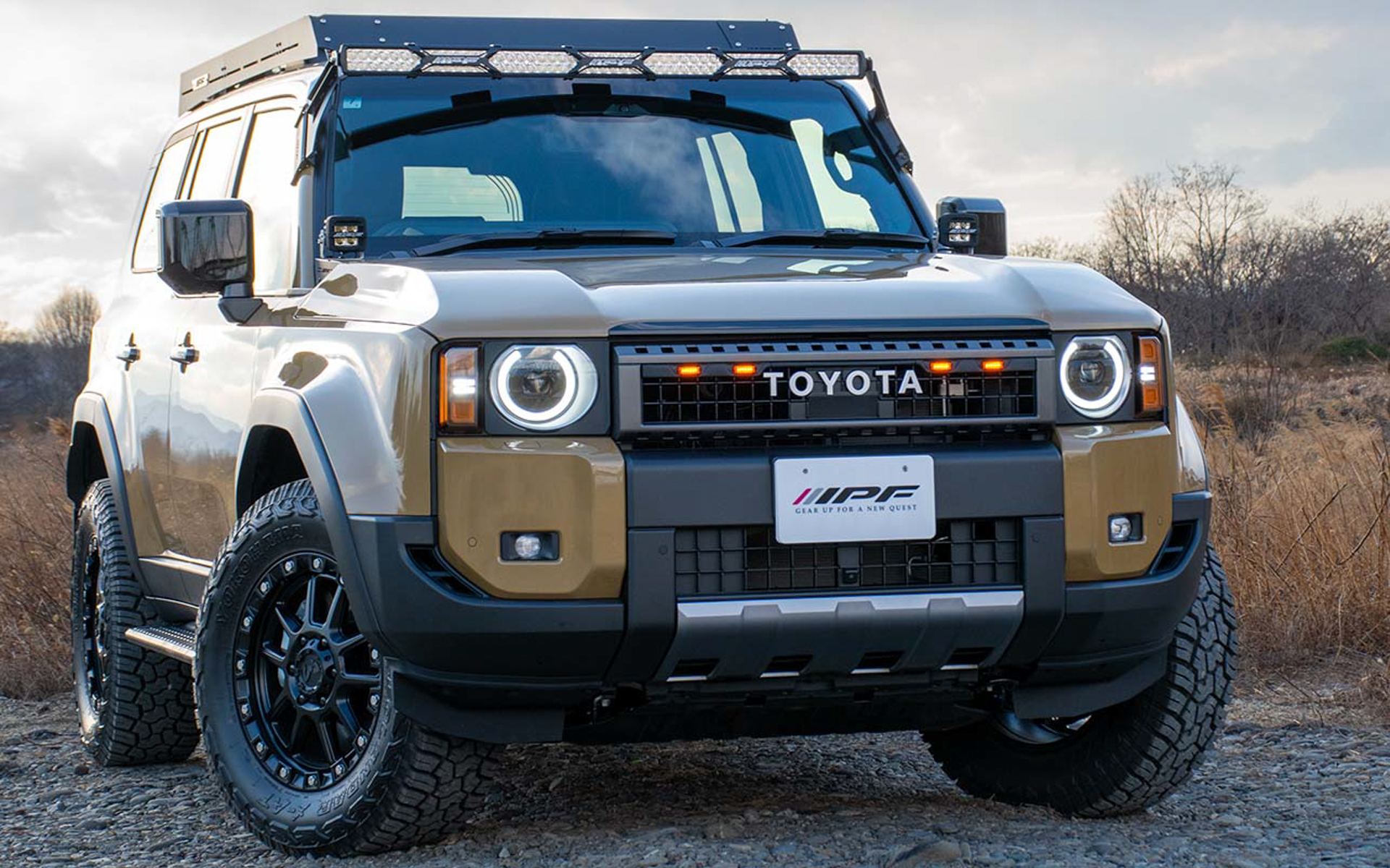 「ライトバーブラケットセット for ランドクルーザー250」装着イメージ