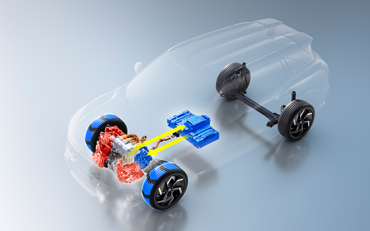 ハイブリッドモード（図2）