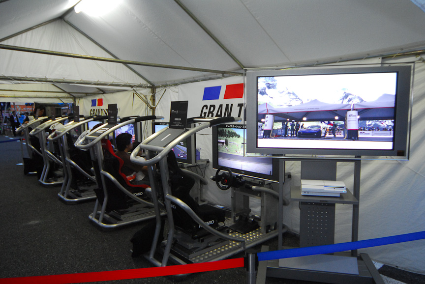 グランツーリスモのブースも
