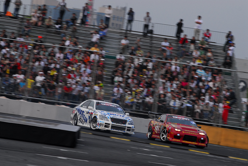 決勝1本目、これまでノーミスだった時田が真っすぐクラッシュパッドへ突入してしまう