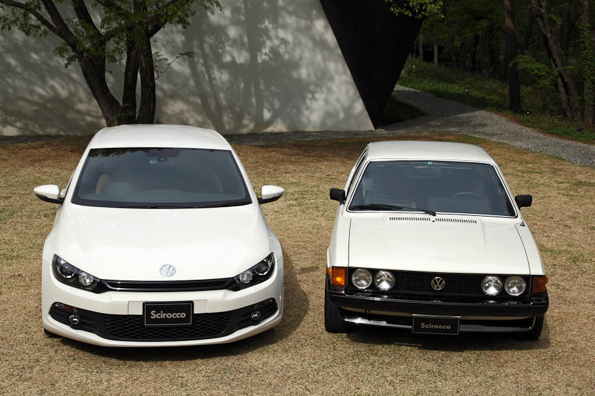 初代シロッコと新型（3代目）シロッコ