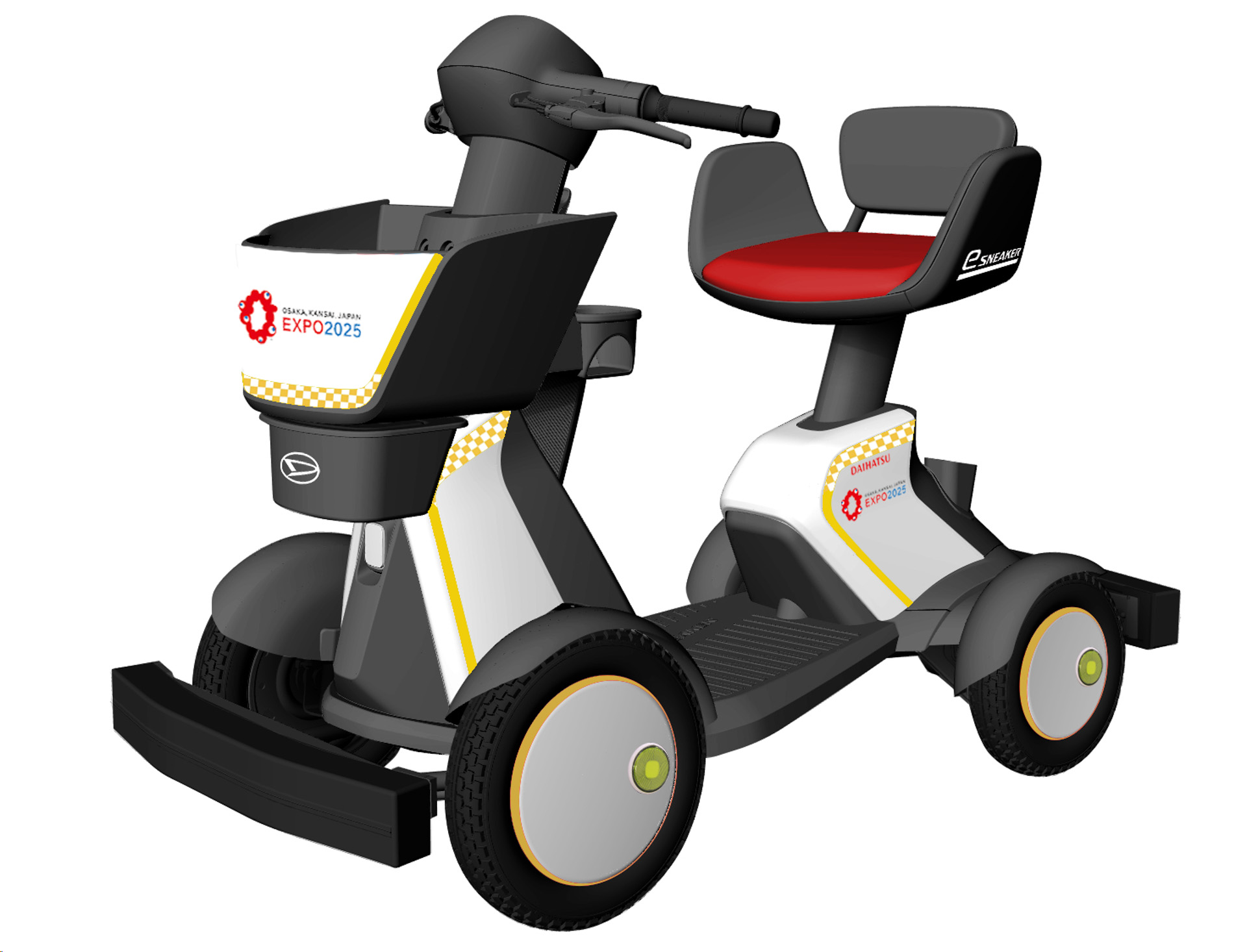 「鬱金（うこん）色＋市松模様」