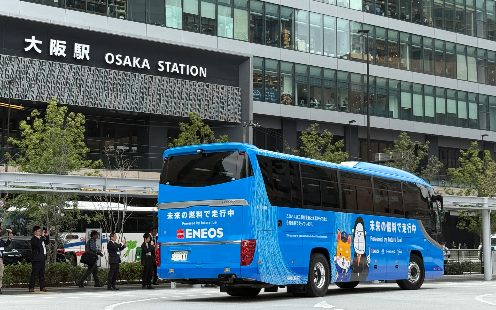 大阪駅「うめきたグリーンプレイスバス駐車場」