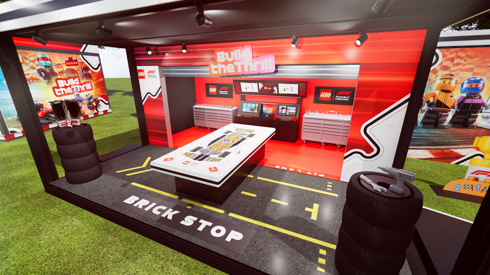 レゴブロック体験ブースのイメージ