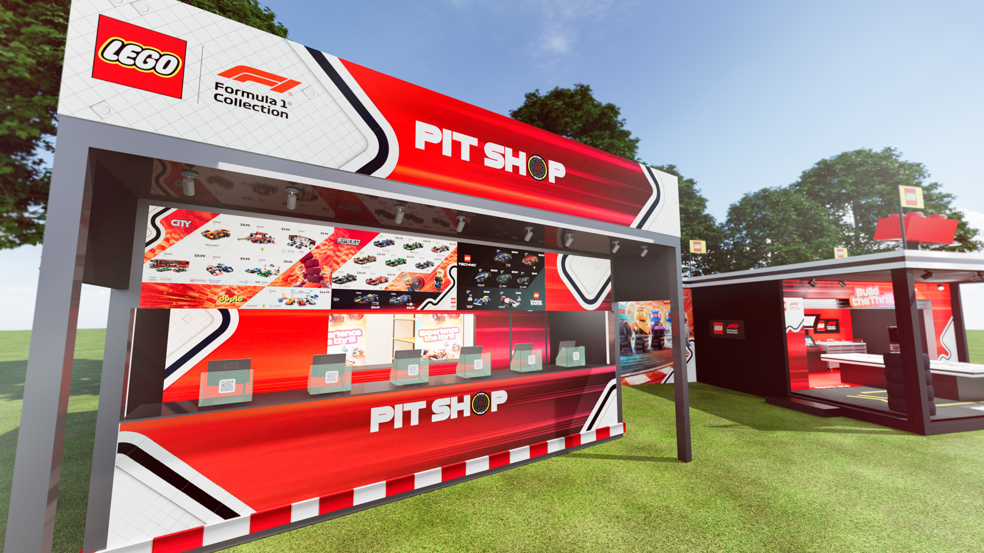 物販ブース「PIT SHOP」のイメージ