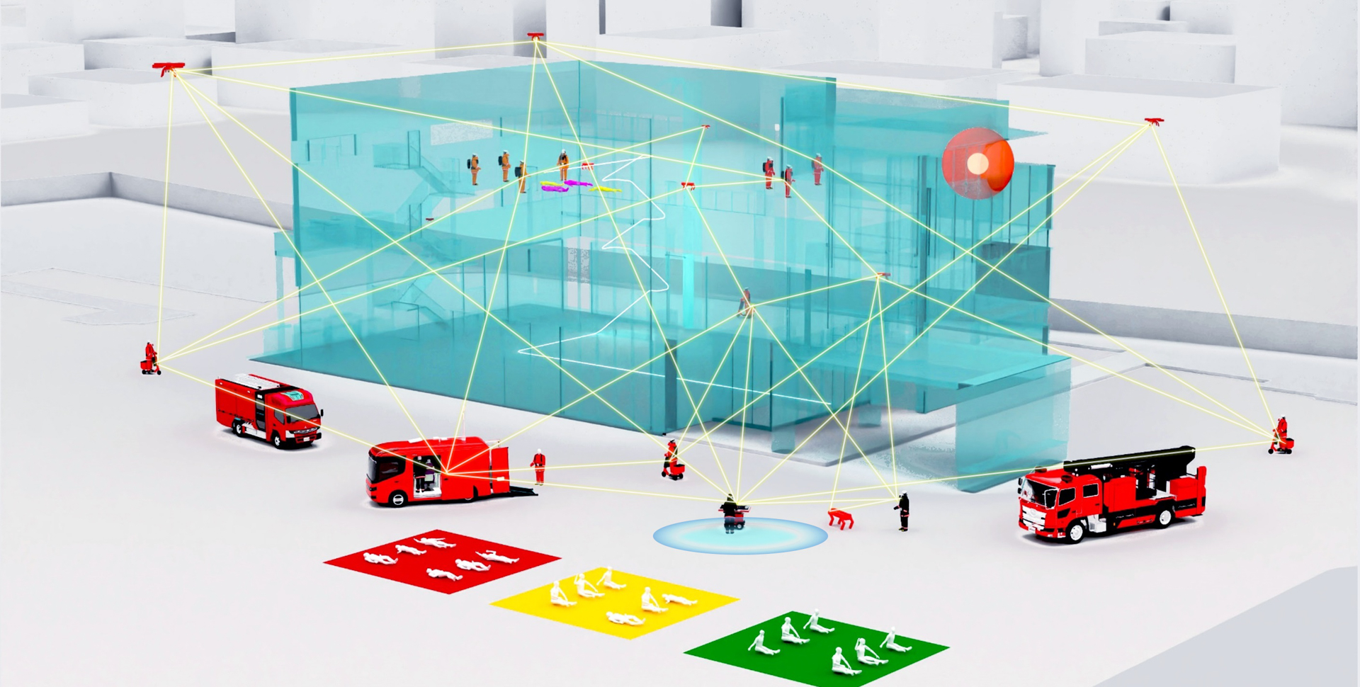 現場指揮支援システムのイメージ