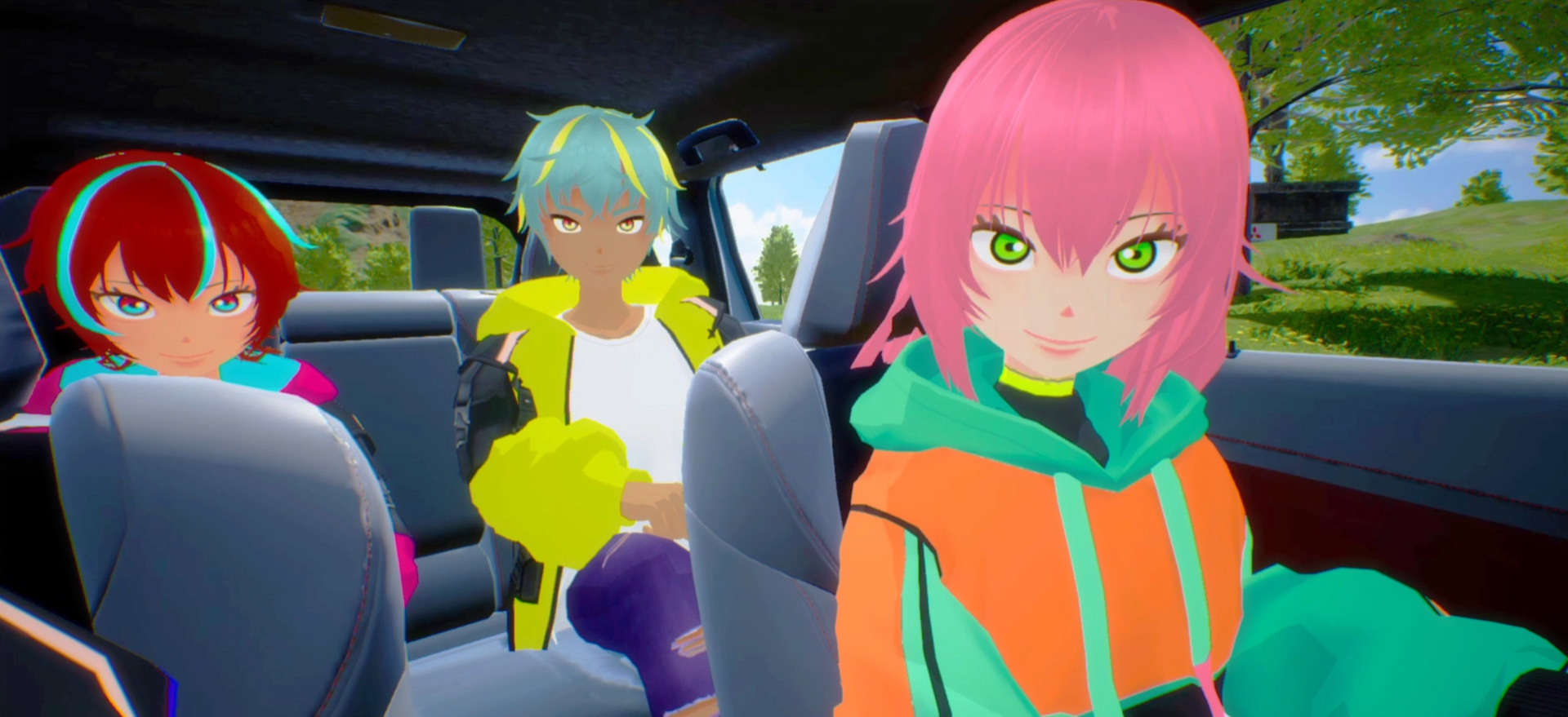 仲間と一緒にドライブ体験する「MILAND」のアプリケーションイメージ