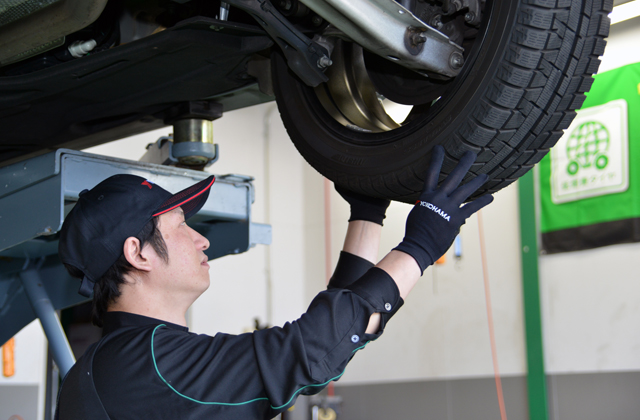 タイヤの無料安全点検実施のイメージ