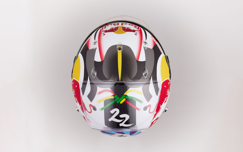 スパーク 1/5スケール 角田裕毅 2025年 日本GP レッドブル ヘルメット 1 / レッドブル|1/5スケールスパーク 1/5スケール 角田裕毅 2025