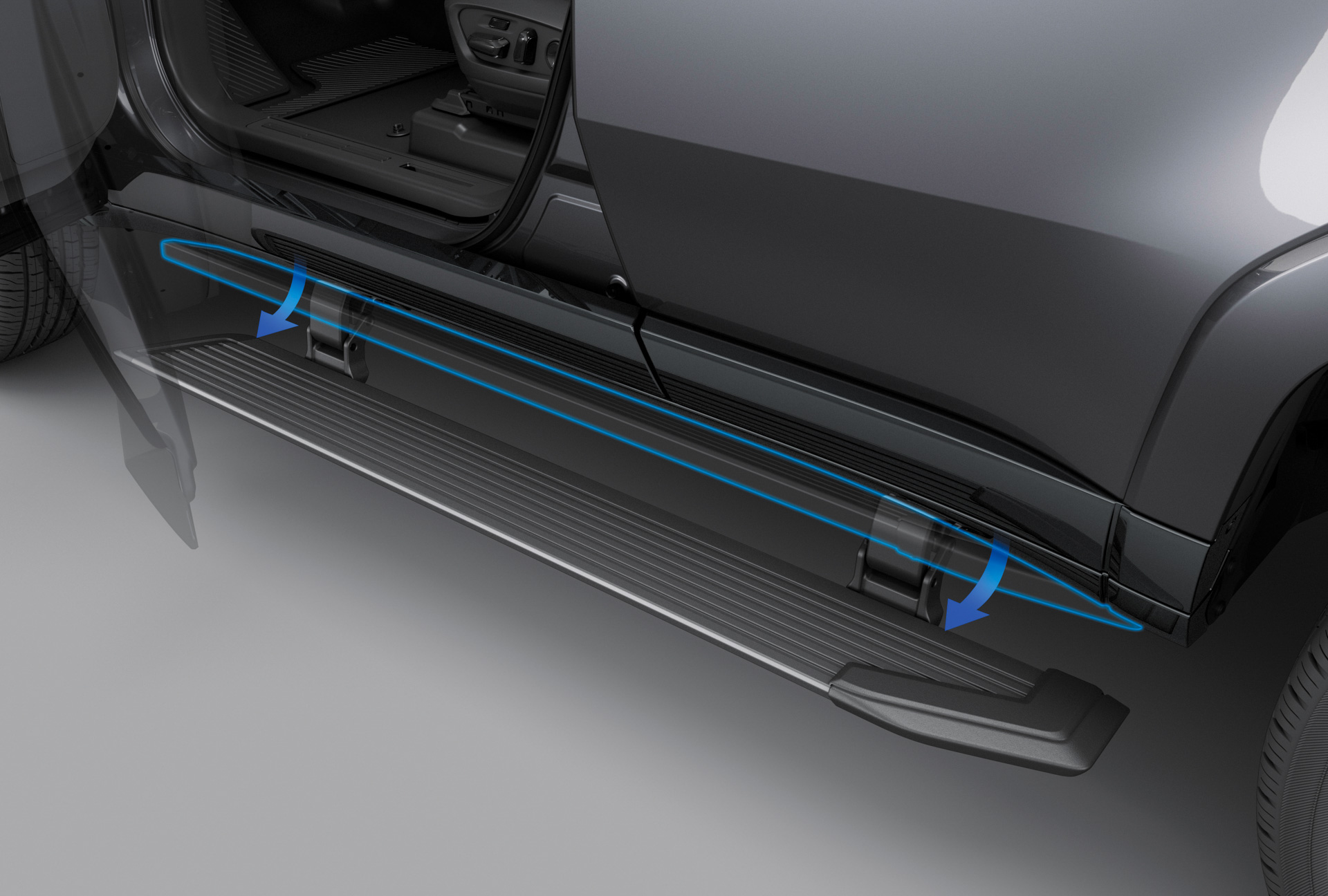 オート電動格納式ステップ