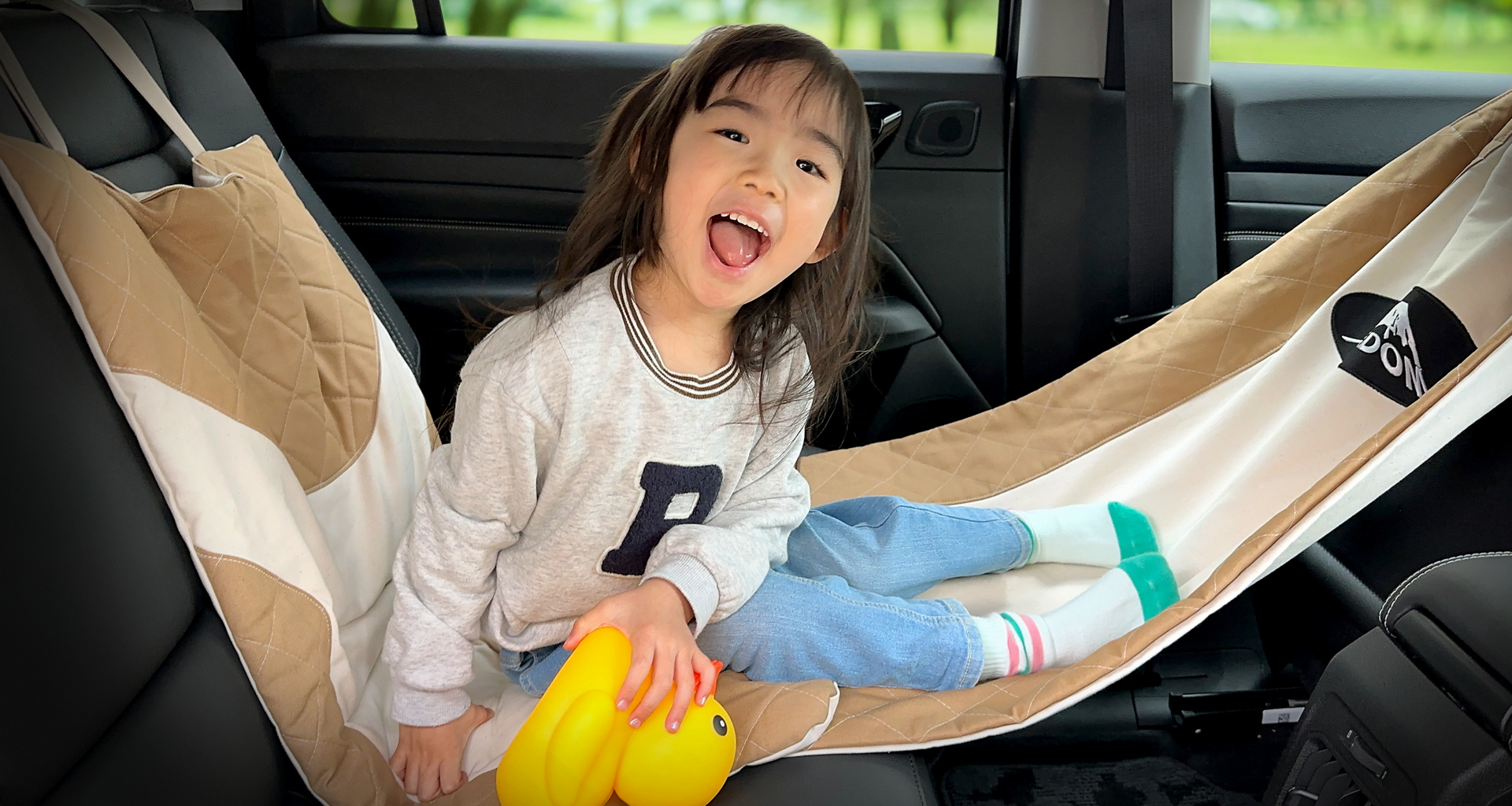 車内でも自由な空間を感じられる装備