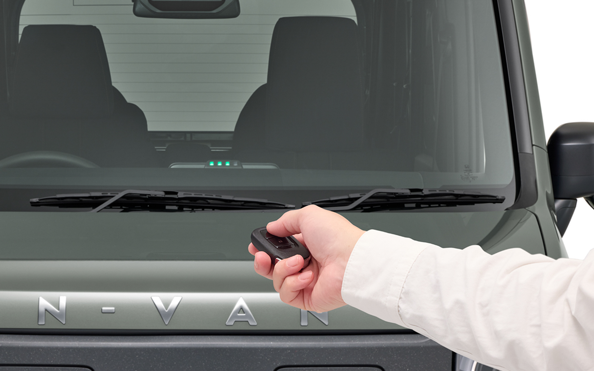 充電量を車外から目で見て確認できる