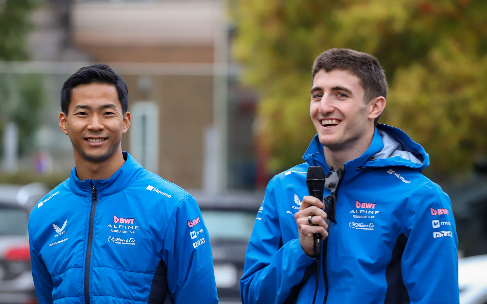 平川選手（左）とドゥーハン選手（右）