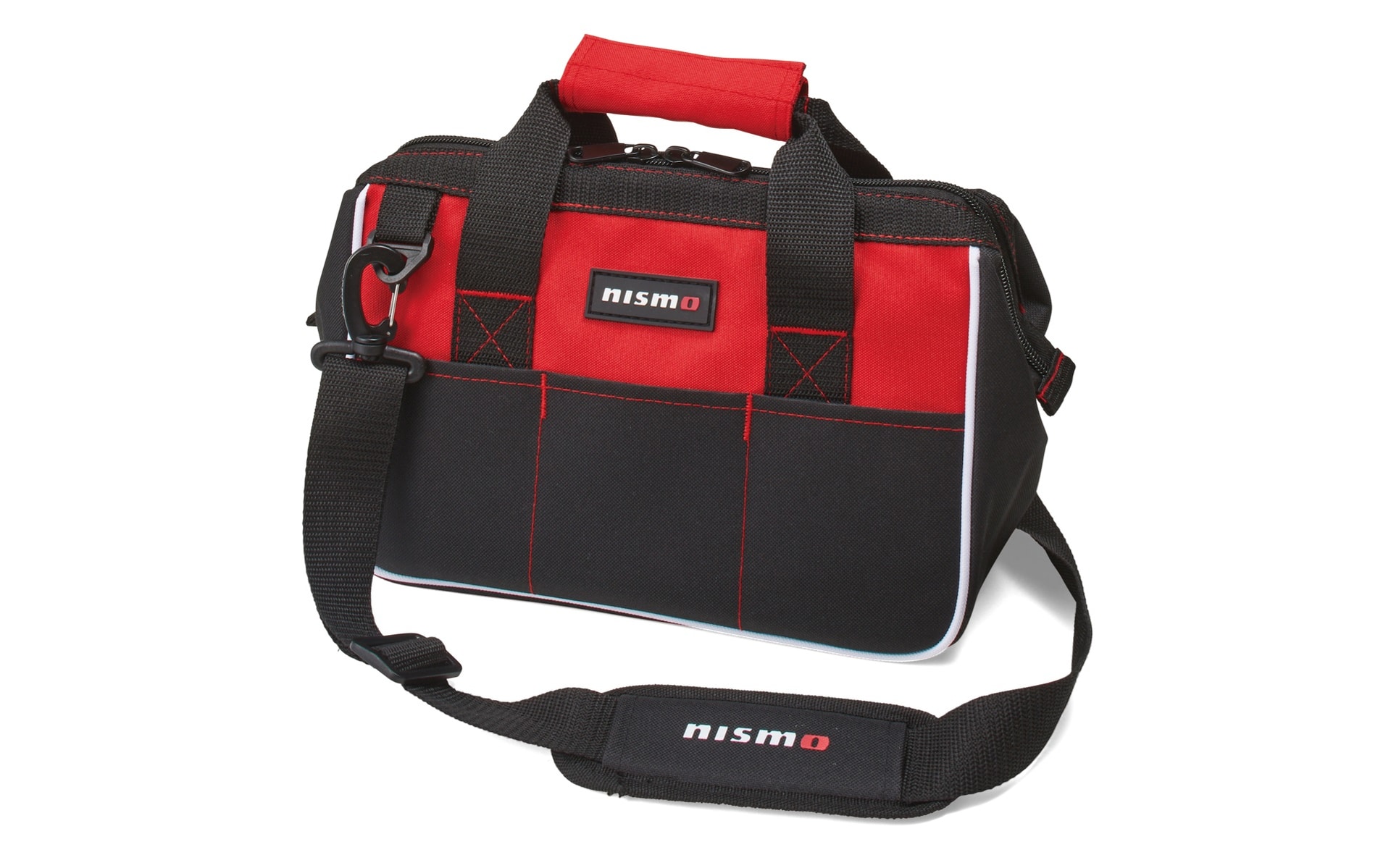 ツールバッグ：工具類、カー用品などを持ち運びできるバッグ。便利なショルダーストラップ付き。開口部が大きいので簡単に収納物の出し入れが可能。価格5940円