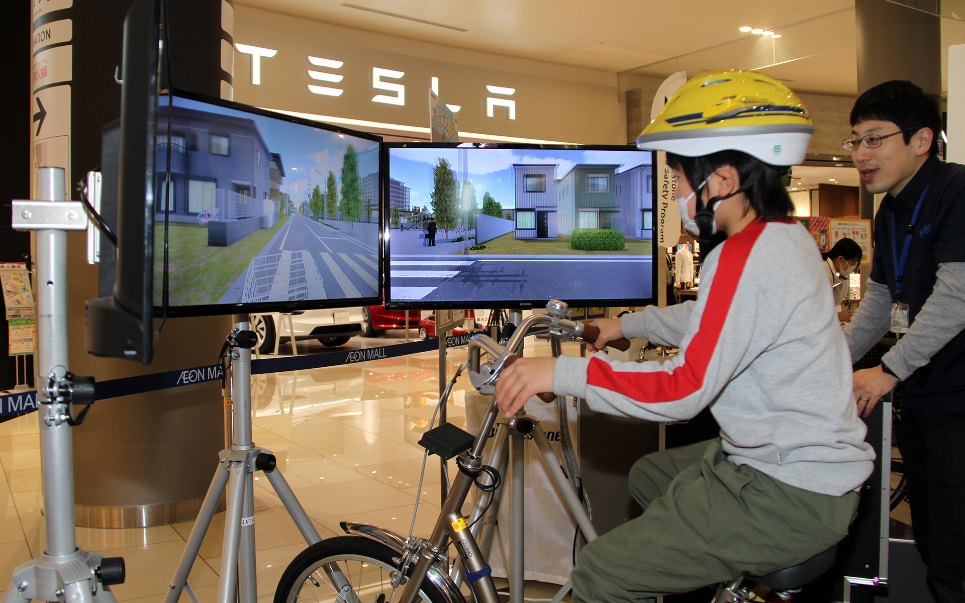 自転車のシミュレーター