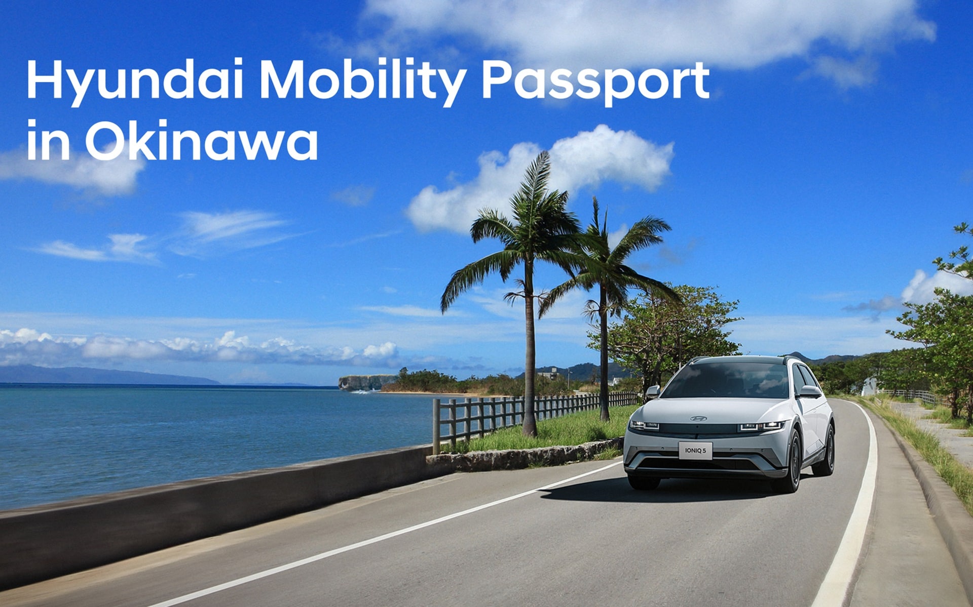 ヒョンデが沖縄でレンタカーのレンタル料金サポートを実施している