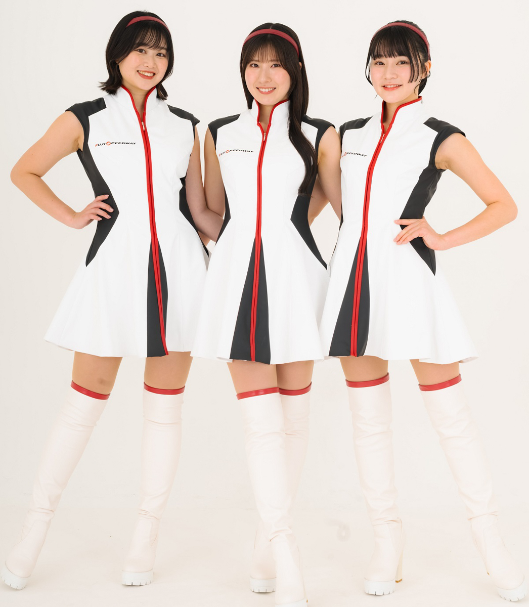 富士スピードウェイ・サーキットナビゲーター「クレインズ」 2025年メンバーの3人