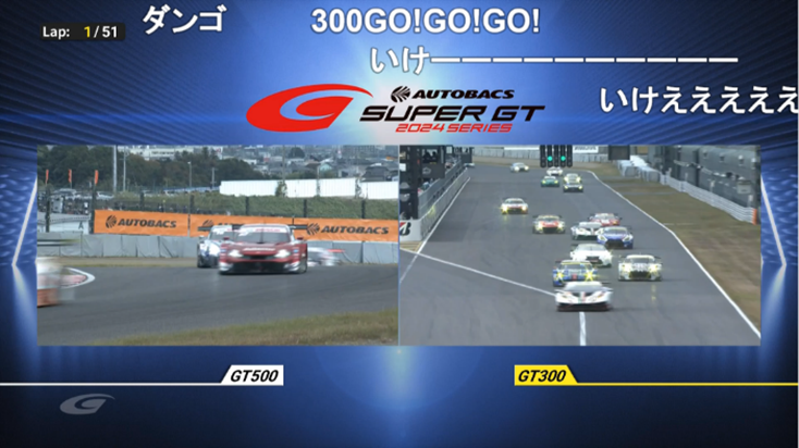 J SPORTSの協力により事前告知番組「レースキニナルGT」も無料配信予定としている