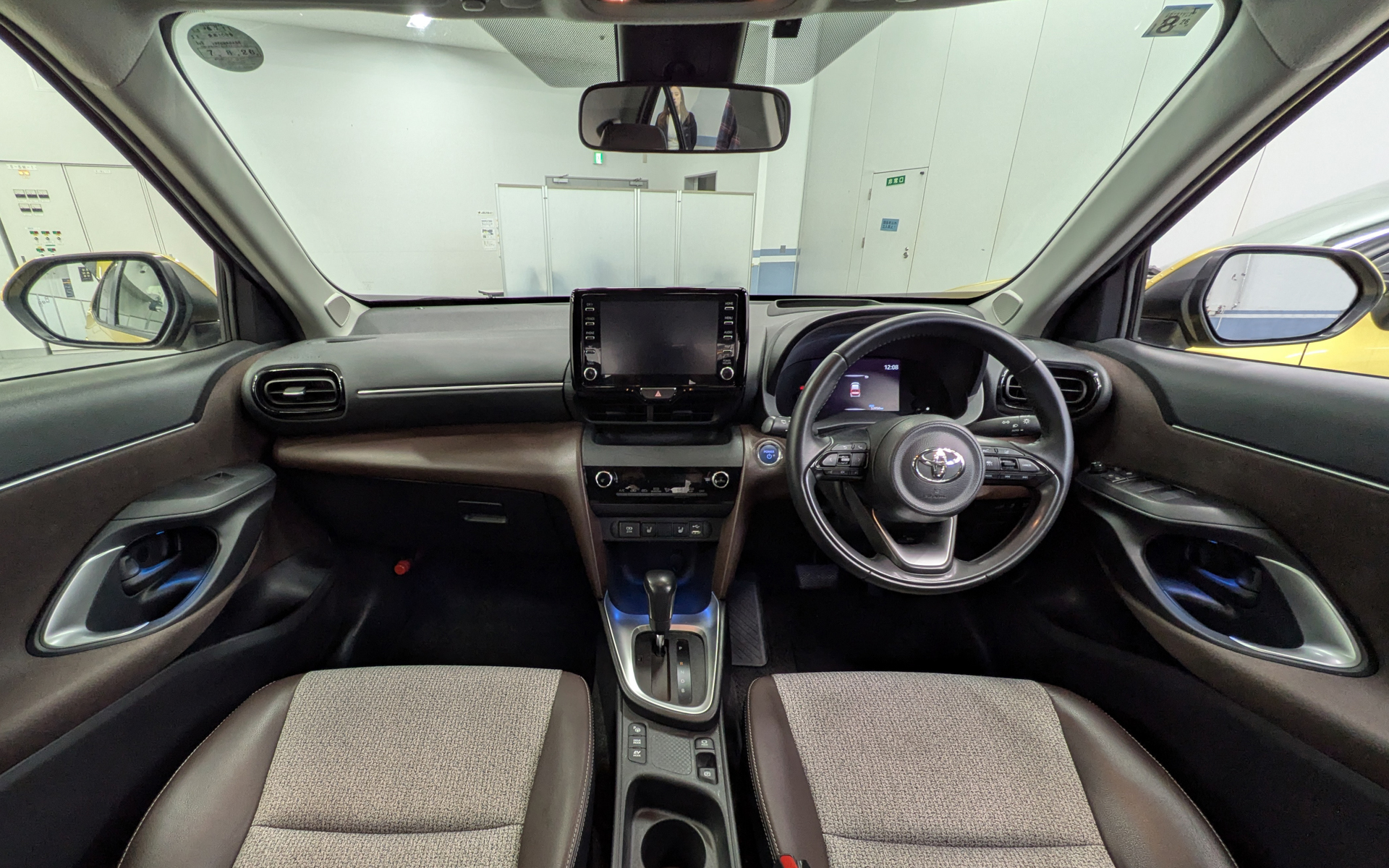 アップグレード前の内装