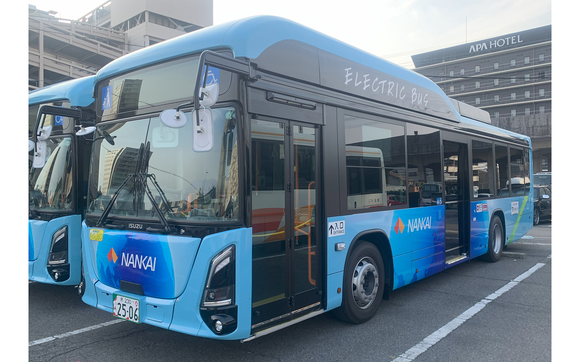 南海バスのエルガEV