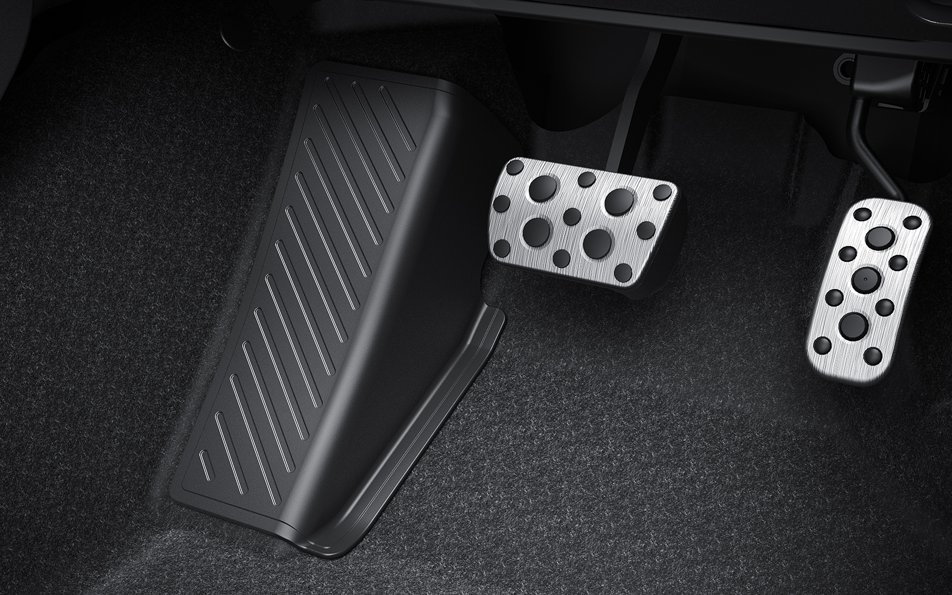 フットレストの面積を拡大