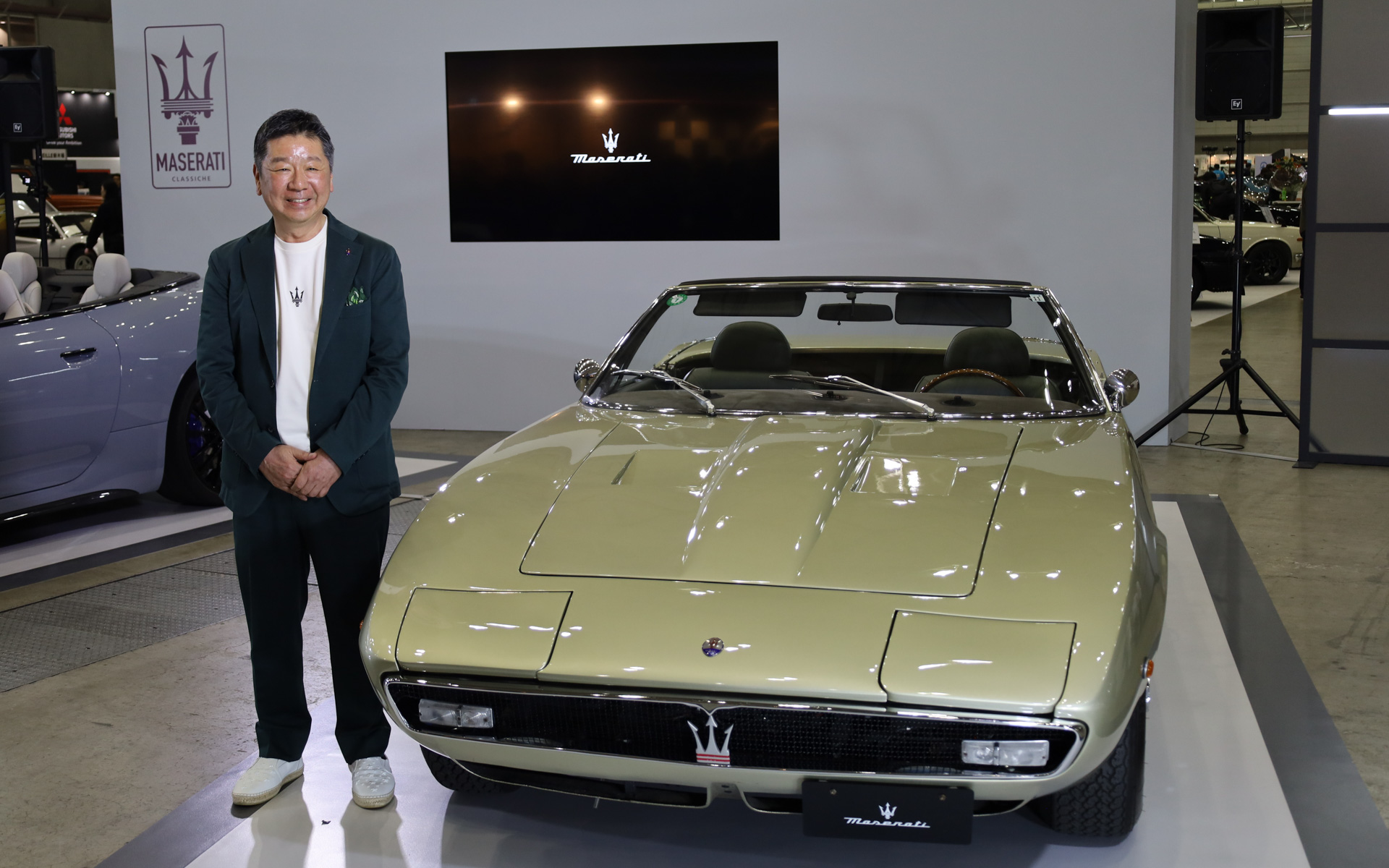 マセラティのクラシックカー公式認定プログラムである「マセラティ・クラシケ」の日本導入を発表したマセラティ ジャパン株式会社 代表取締役 木村隆之氏