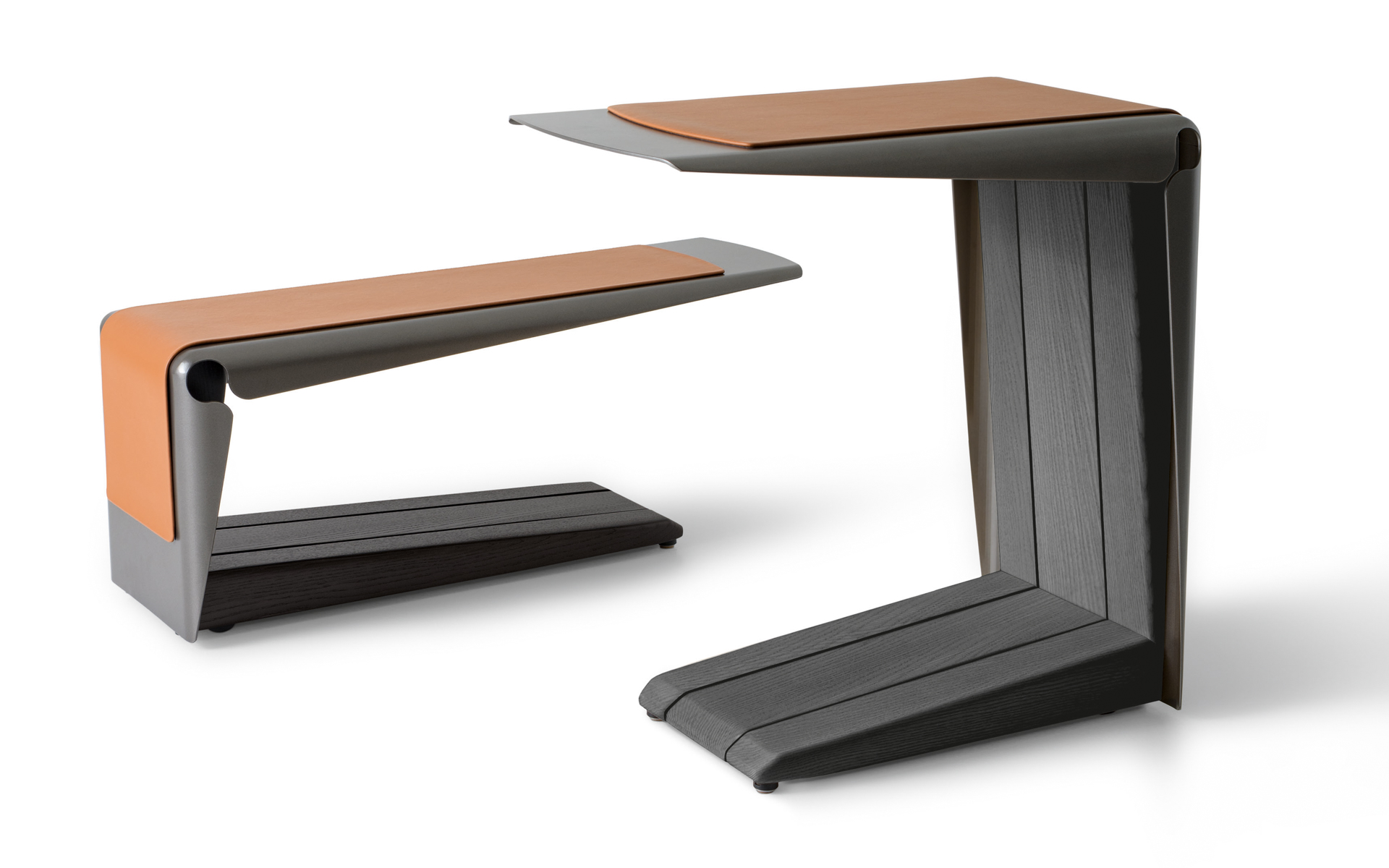 「Ploto（プロト）」：キャスター付きで、波のように滑らかに動かすことができるコーヒーテーブル