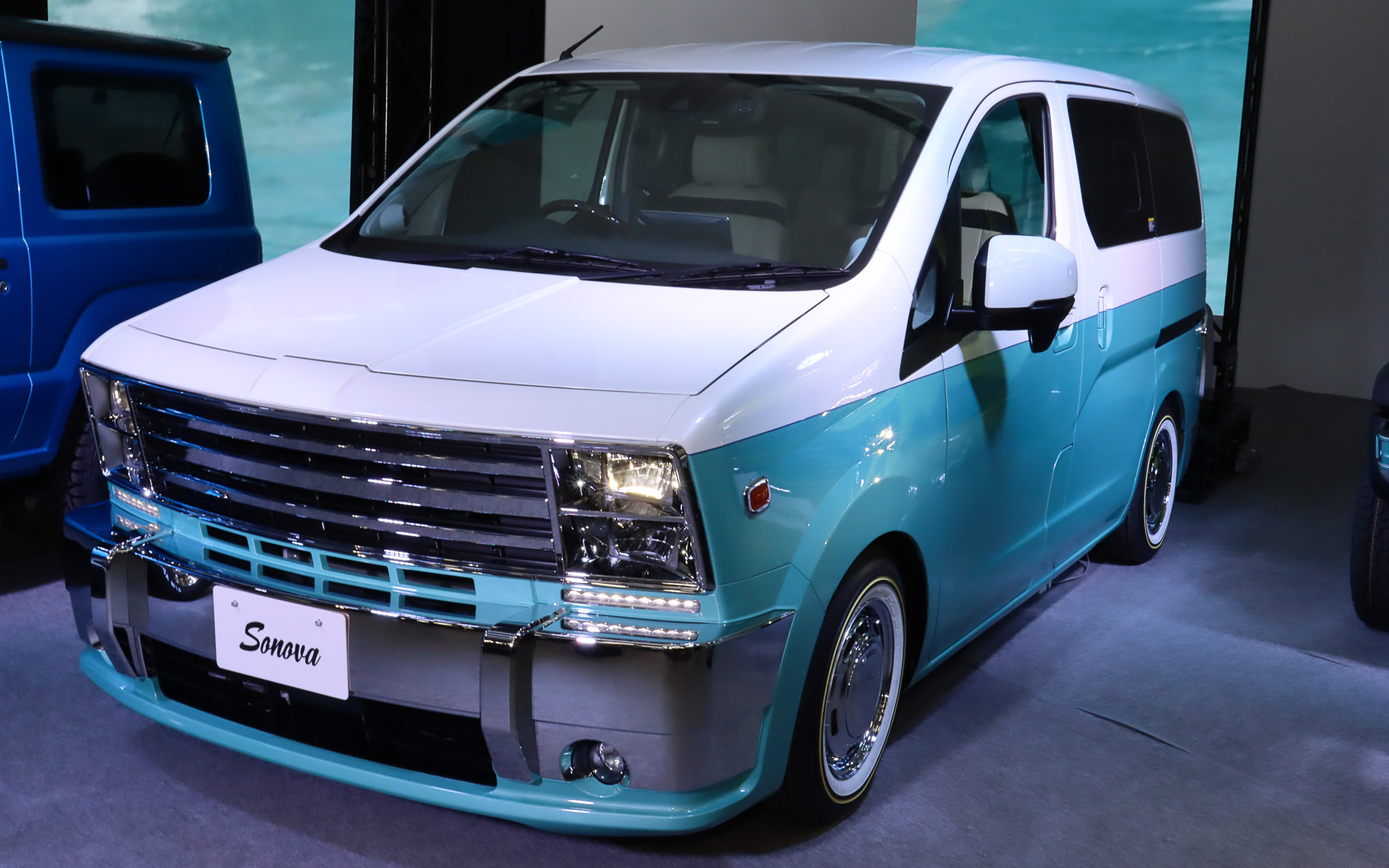 日産「NV200バネット」をフルカスタマイズしたオリジナルミニバン「ソノバ」