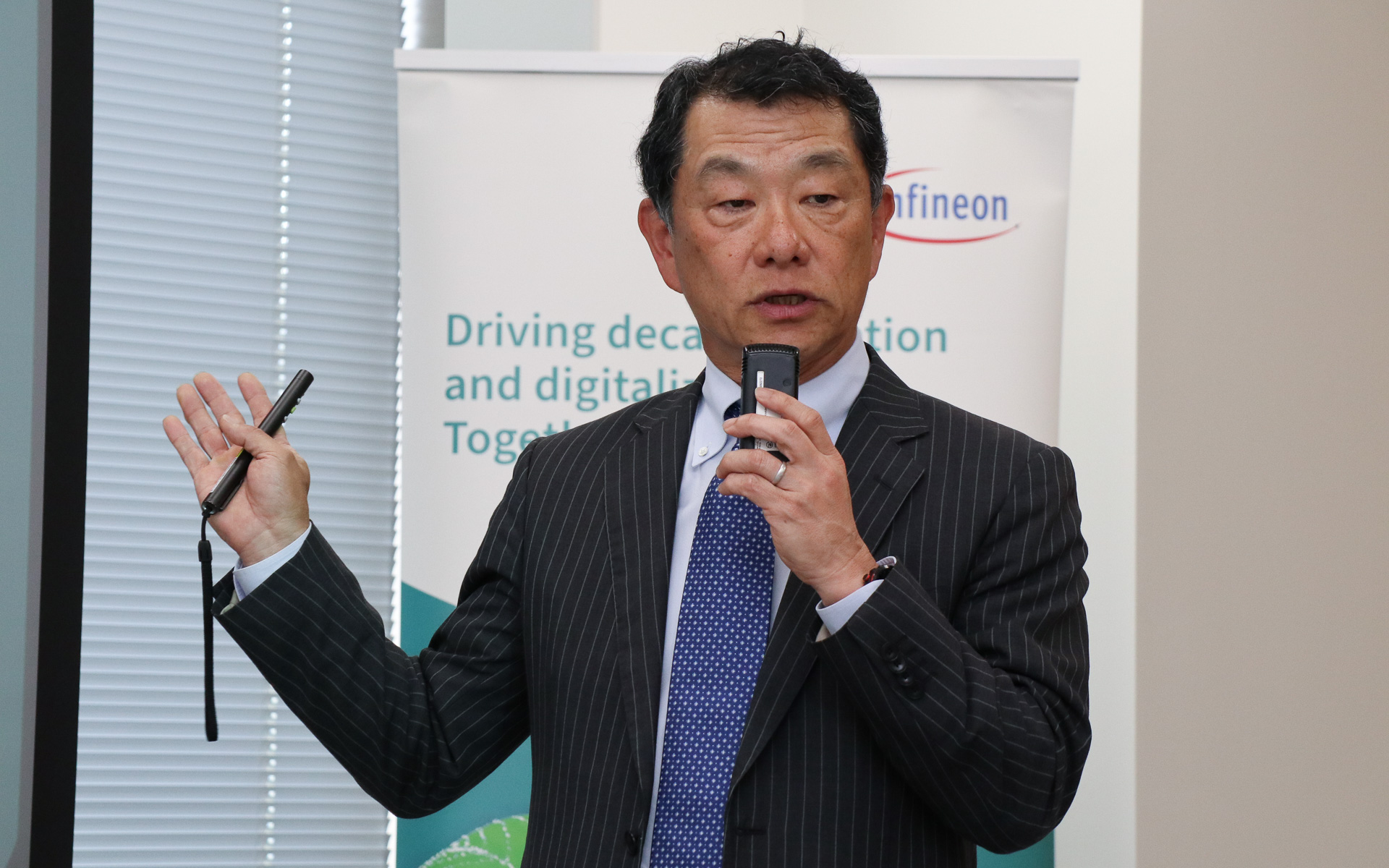 インフィニオン テクノロジーズ ジャパン株式会社 代表取締役社長 兼 シニアバイスプレジデント オートモーティブ事業本部 本部長 神戸肇氏