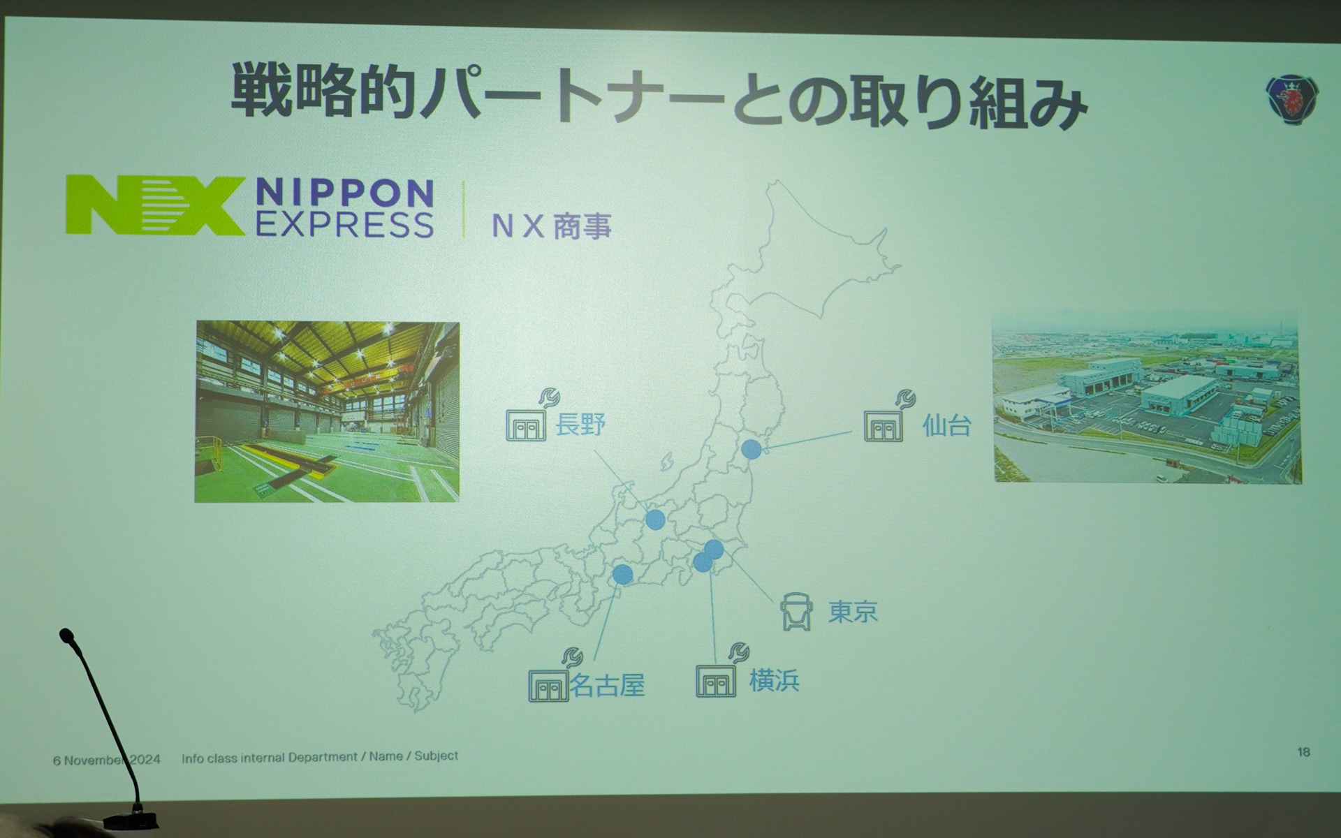NX商事と提携し、戦略的パートナーとの取り組みを進める