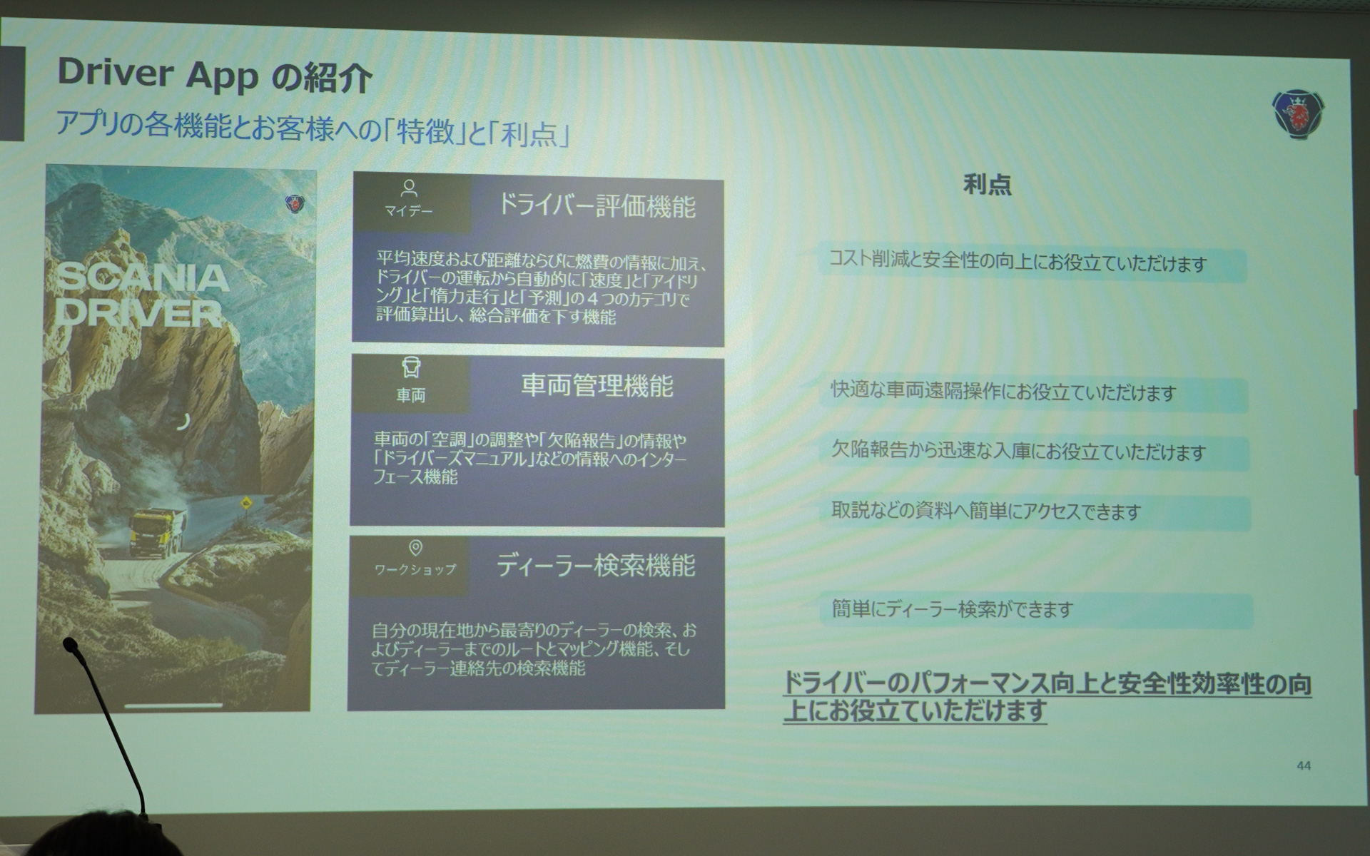 ドライバーアプリの概要