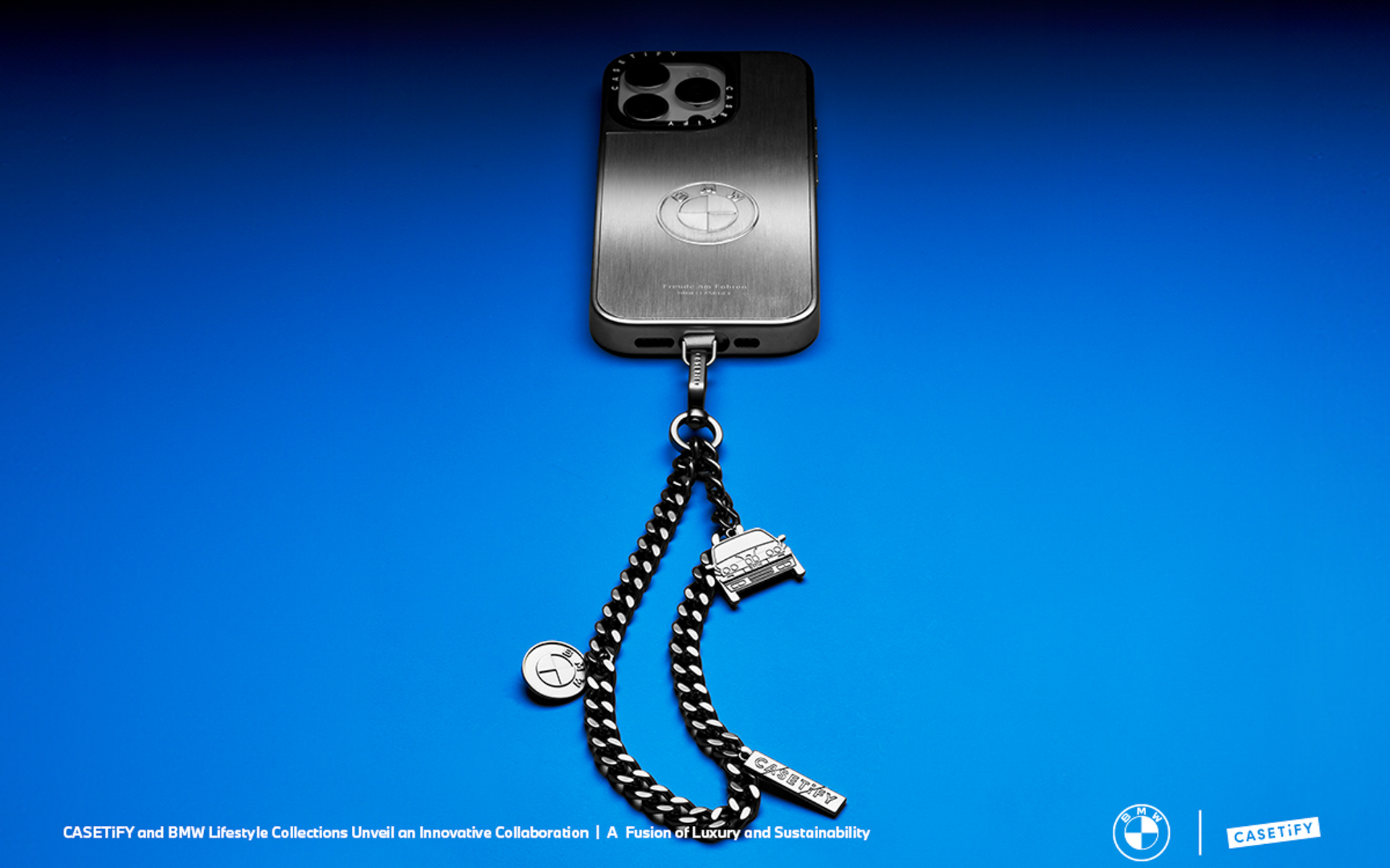 BMWのアルミニウムを再利用してスマホケースやストラップを製造