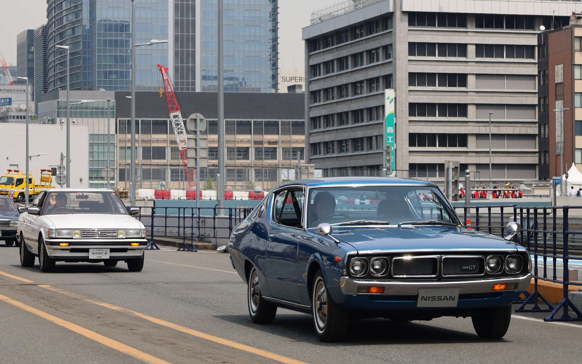 セレモニーには戦後の復興期から高度成長期の日本を象徴するクルマが登場した