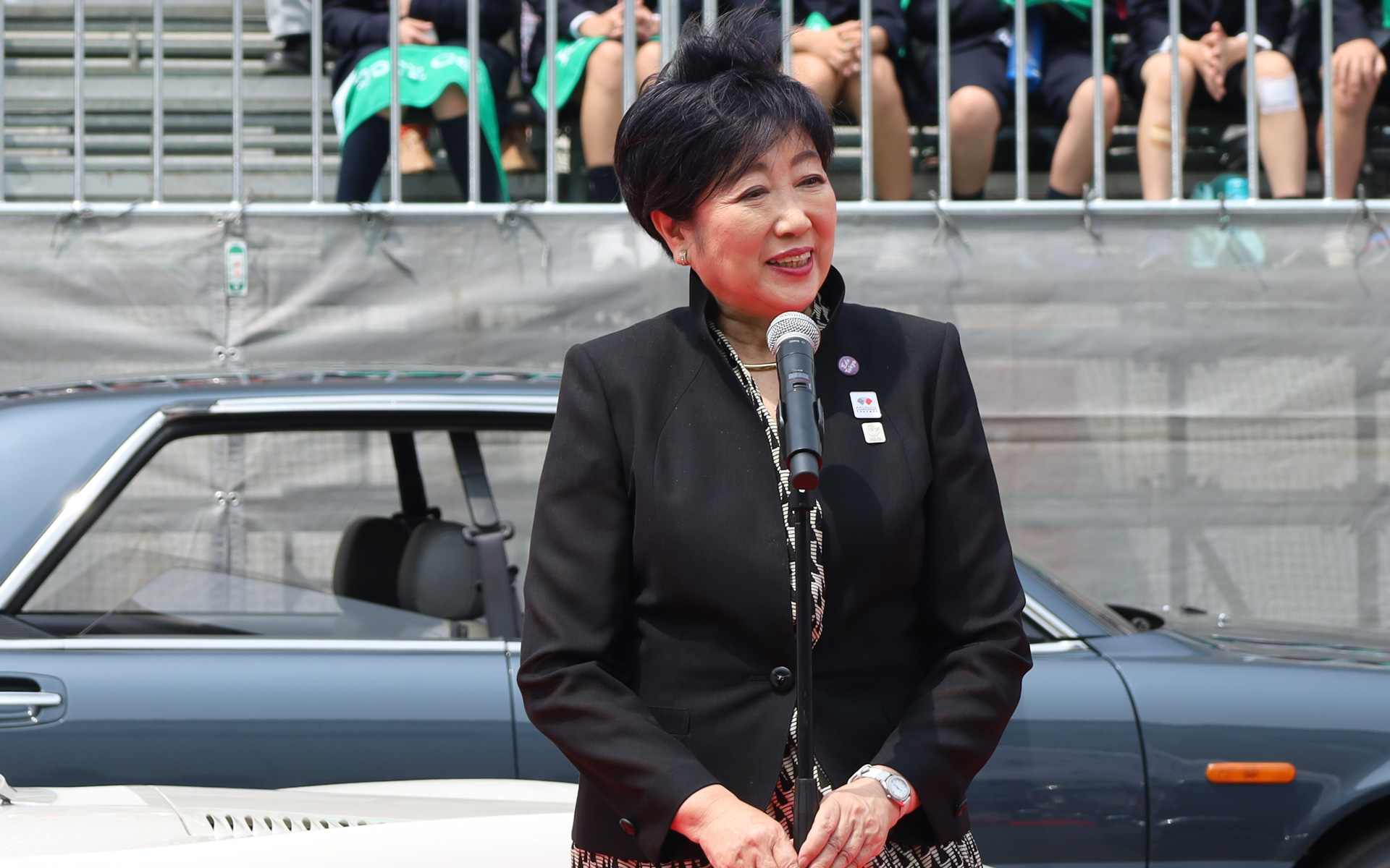 「KK線リボーンセレモニー」に出席した東京都 小池百合子都知事