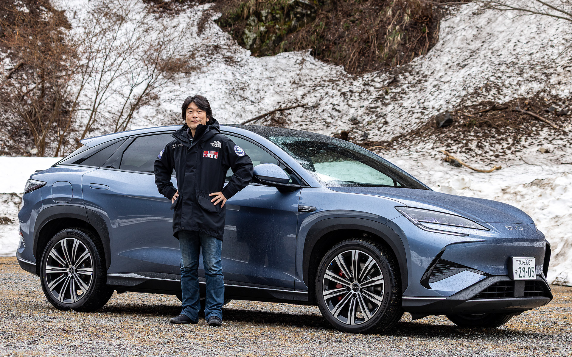 ロングドライブの往路ではAWDモデルに試乗